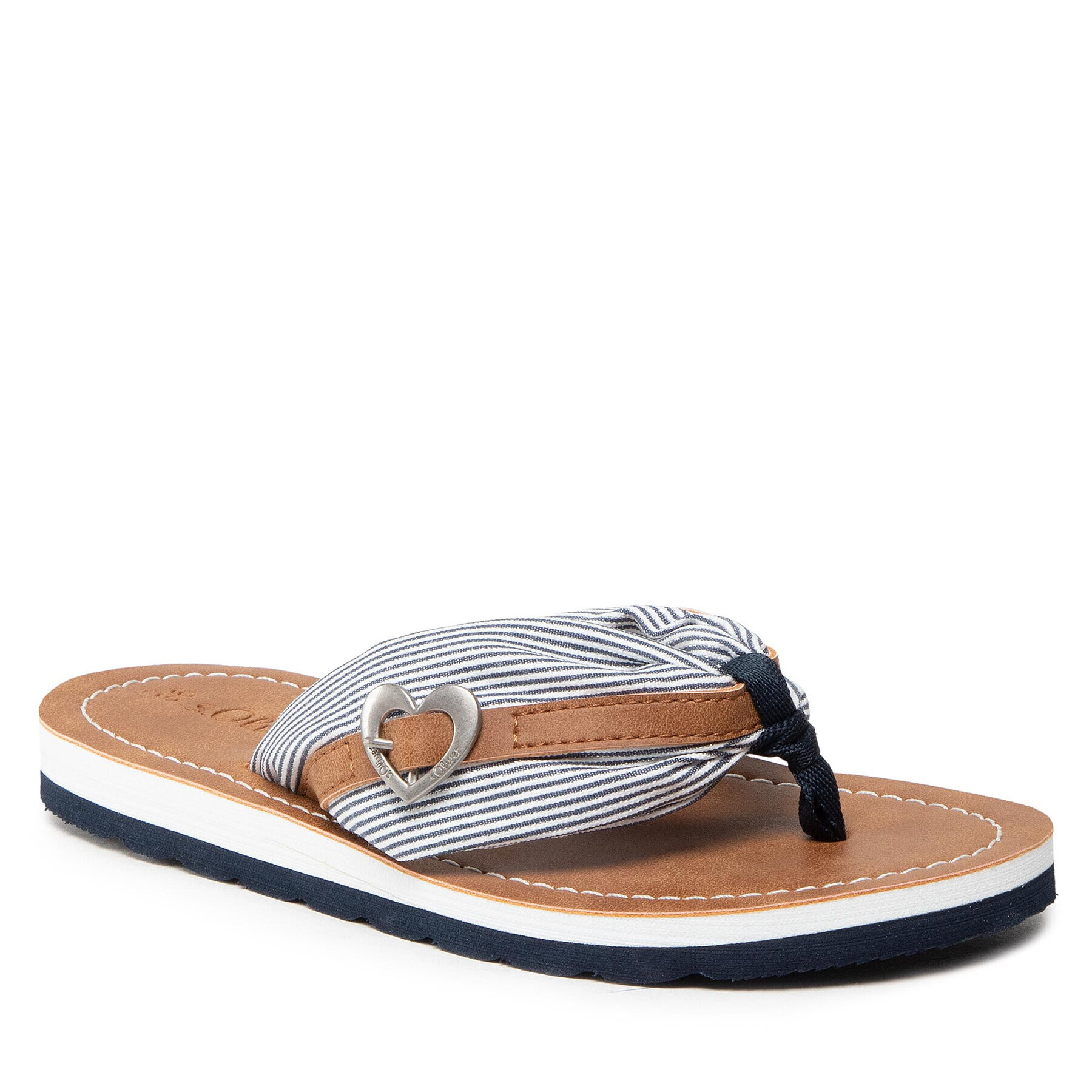 s.Oliver Flip flop 5-27112-38 Bleumarin - Pled.ro