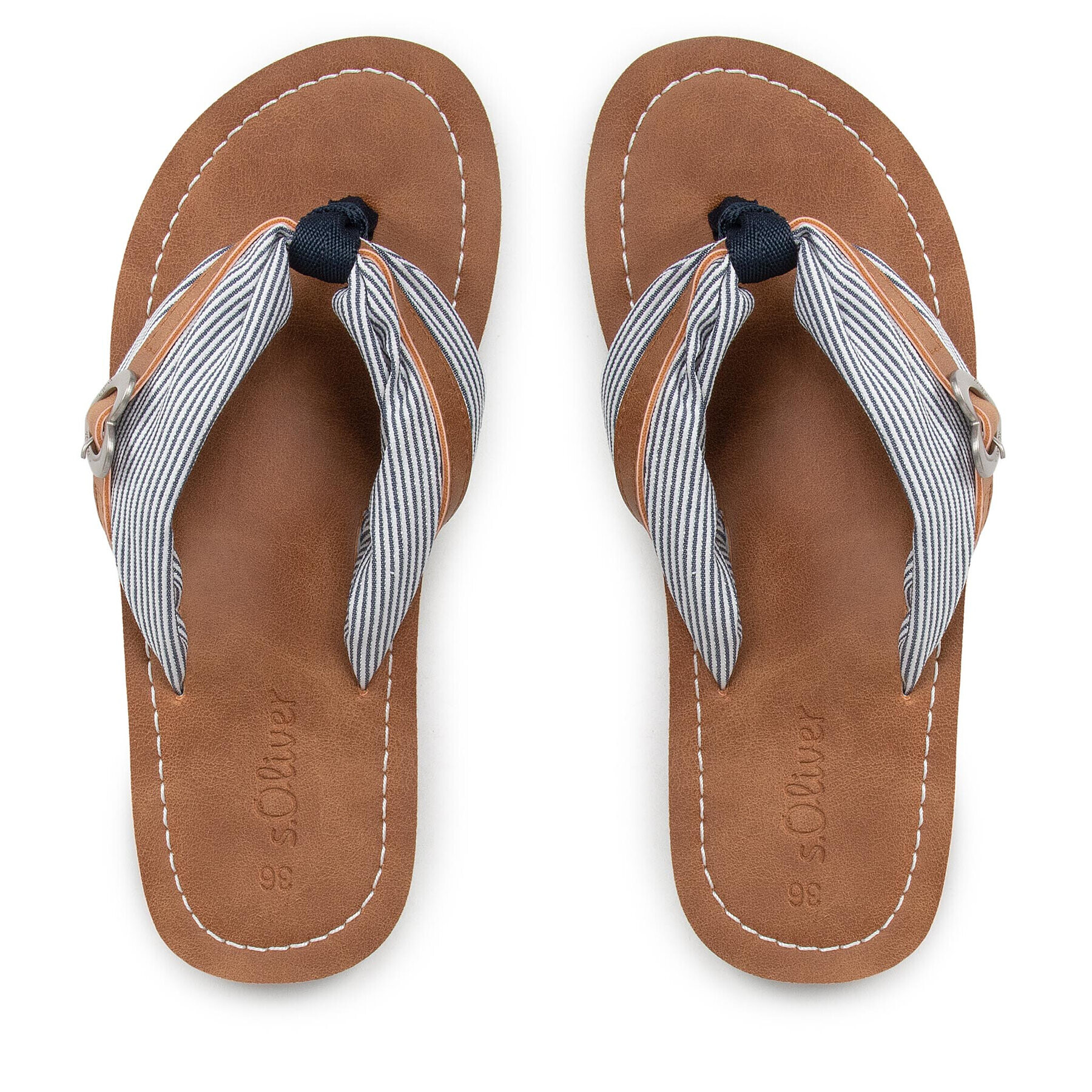 s.Oliver Flip flop 5-27112-38 Bleumarin - Pled.ro