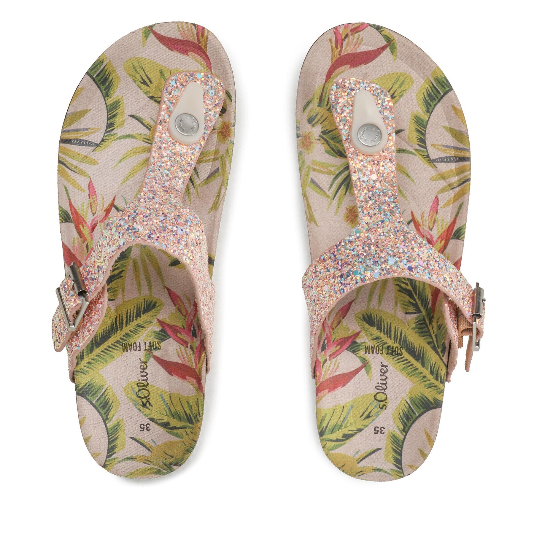 s.Oliver Flip flop 5-47401-28 Roz - Pled.ro