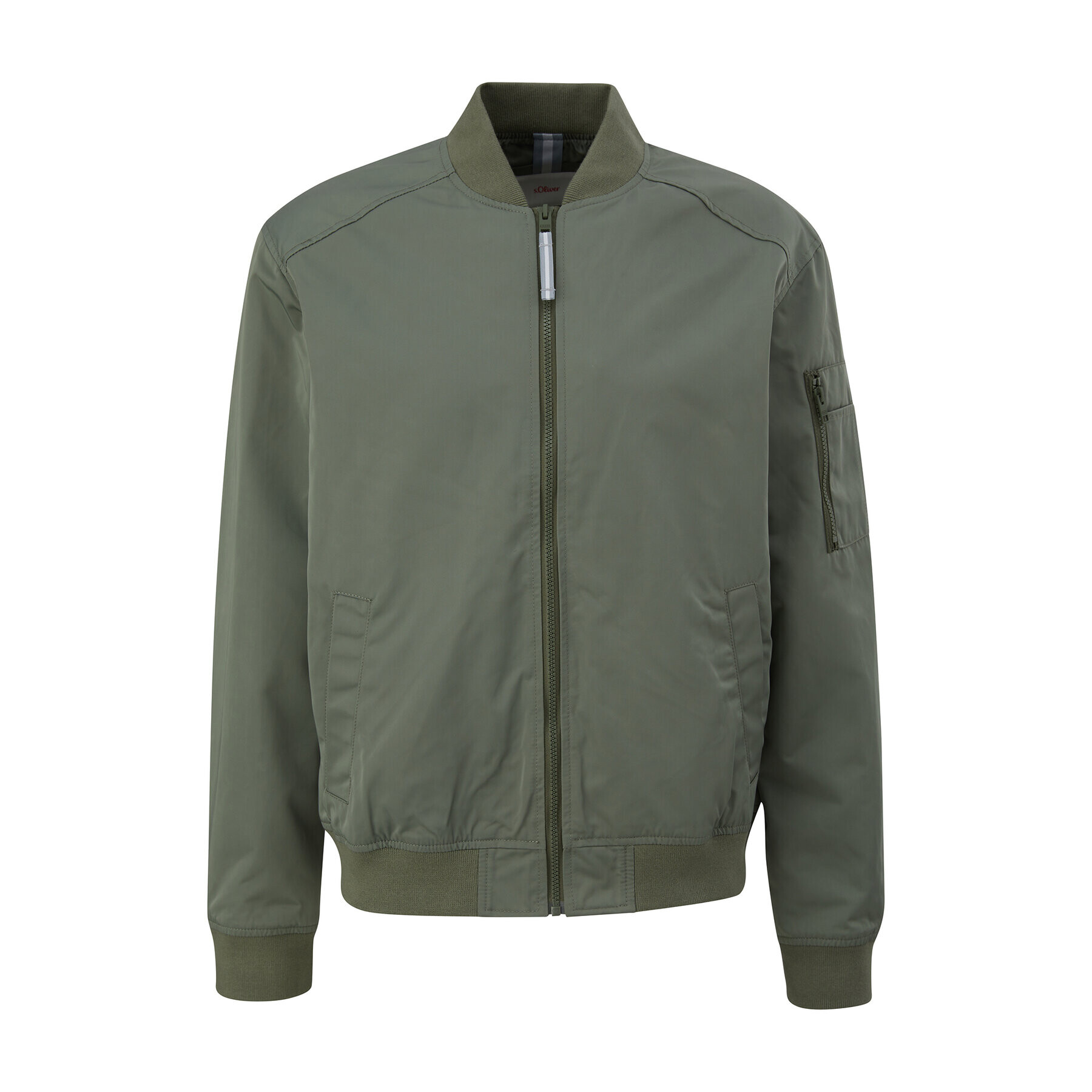 s.Oliver Geacă bomber 2126485 Verde Regular Fit - Pled.ro