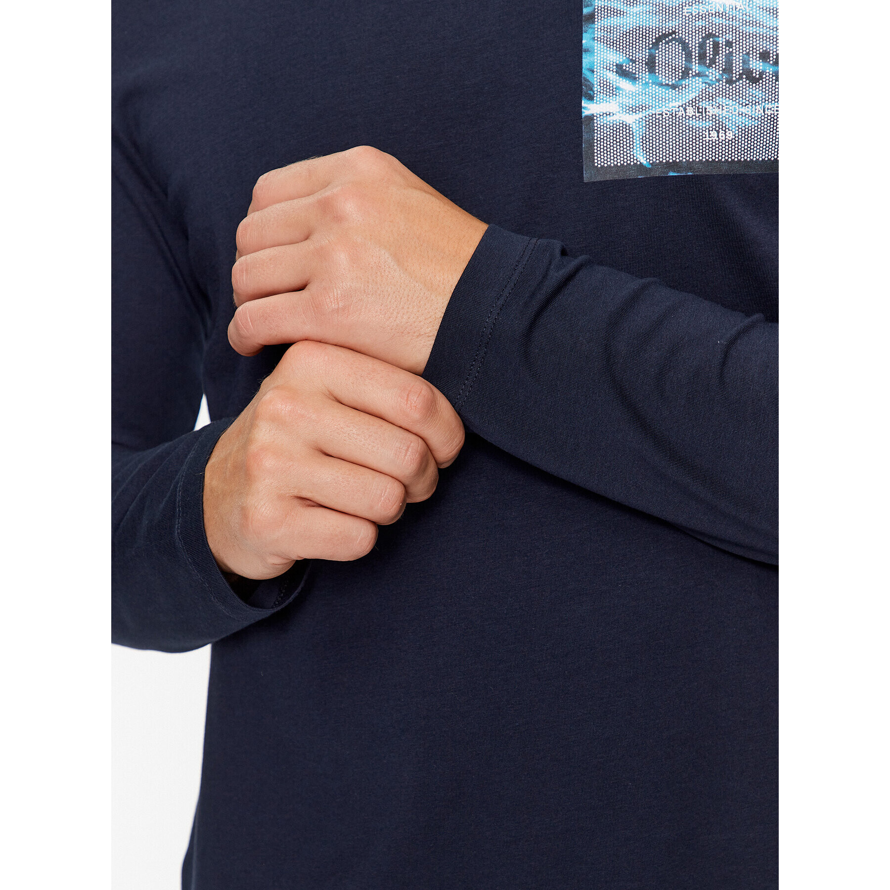 s.Oliver Longsleeve 2135693 Bleumarin Regular Fit - Pled.ro