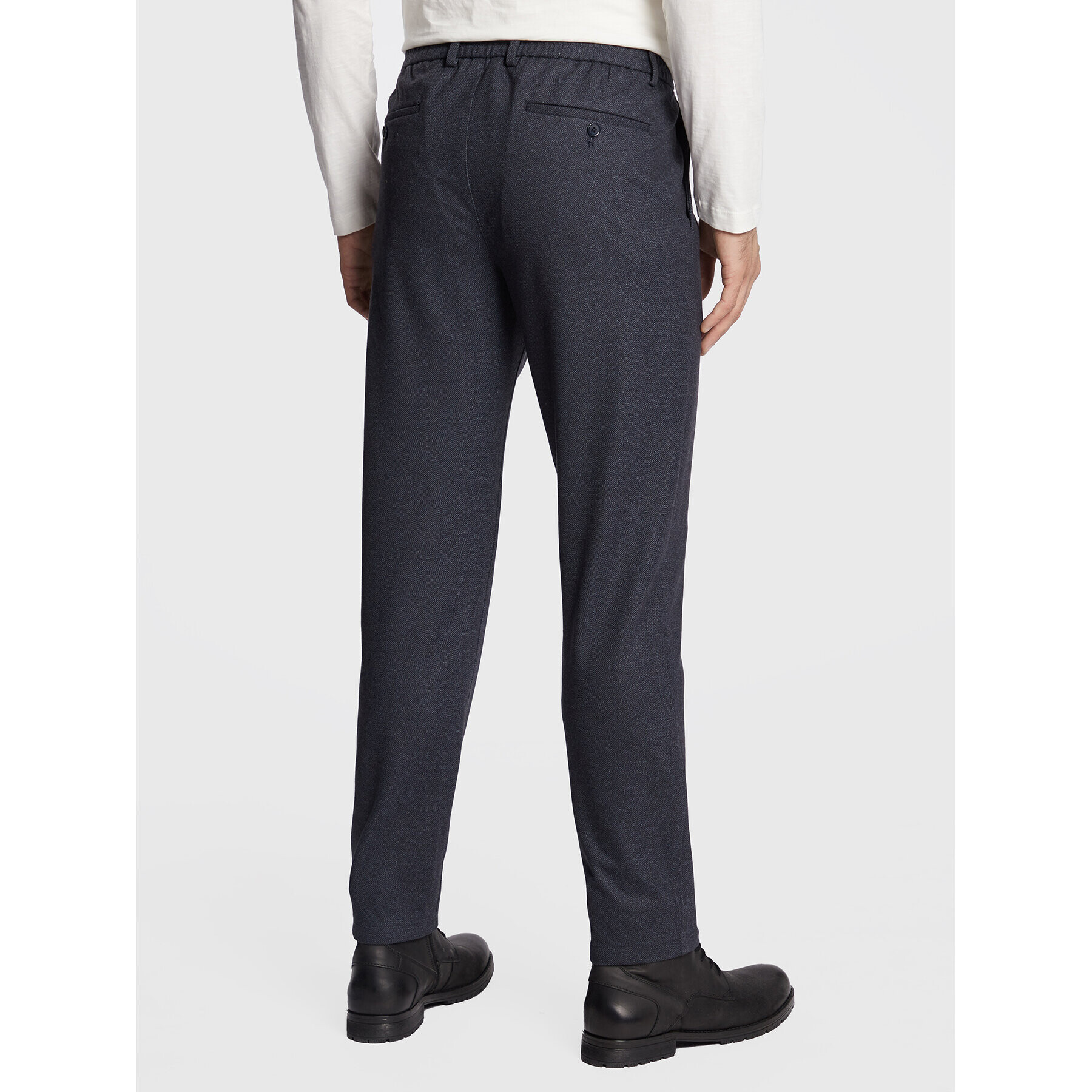 s.Oliver Pantaloni din material 2120643 Bleumarin Regular Fit - Pled.ro