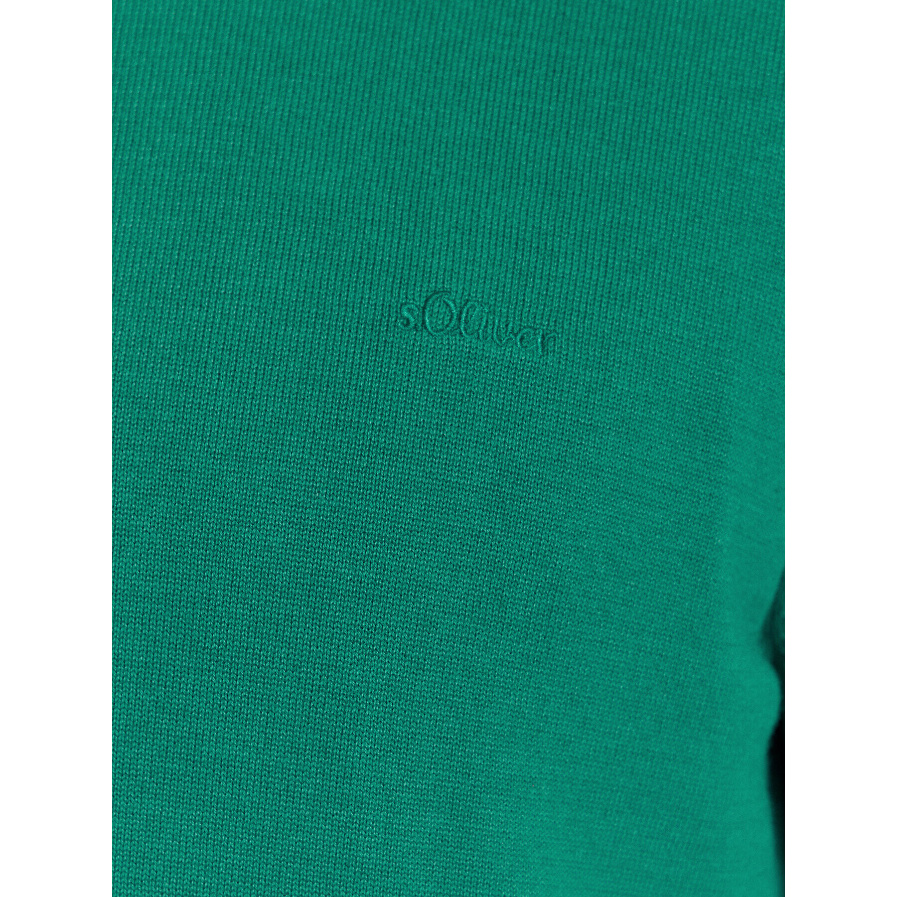 s.Oliver Pulover 2134587 Verde Regular Fit - Pled.ro