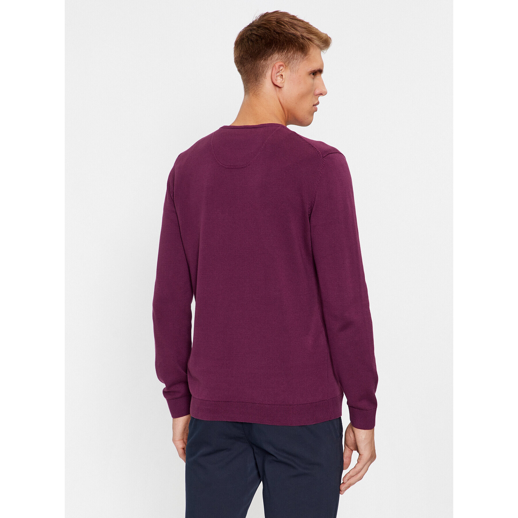 s.Oliver Pulover 2134587 Violet Regular Fit - Pled.ro