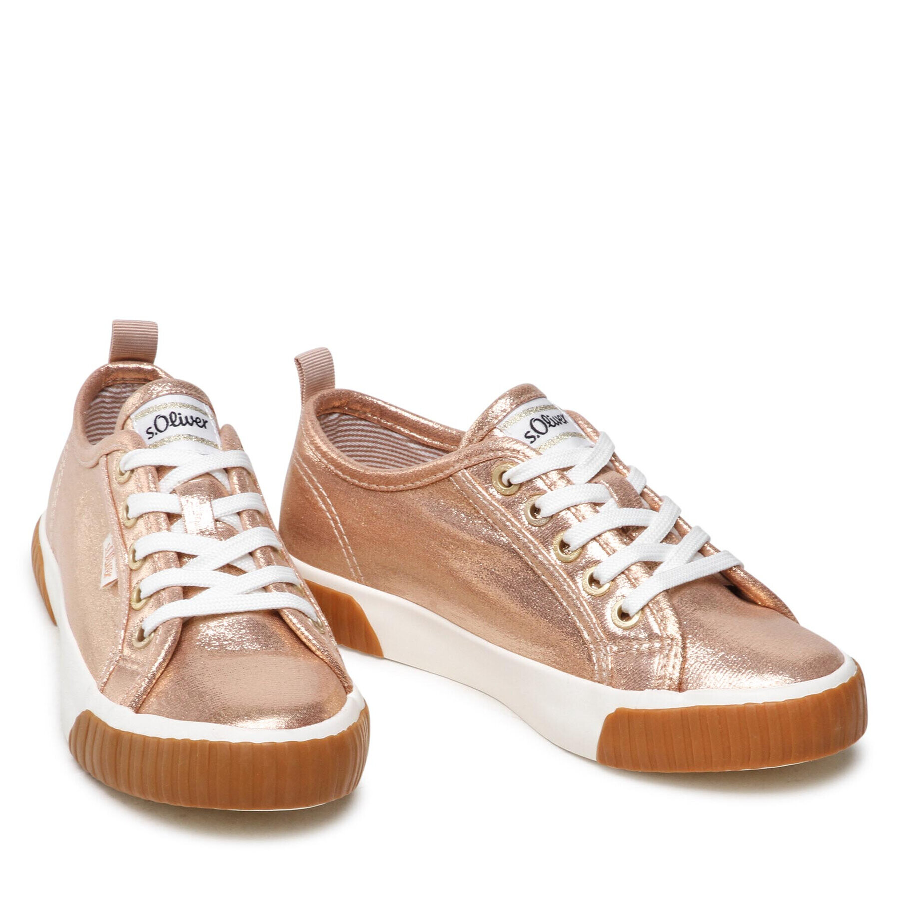 s.Oliver Sneakers 5-43212-28 Auriu - Pled.ro