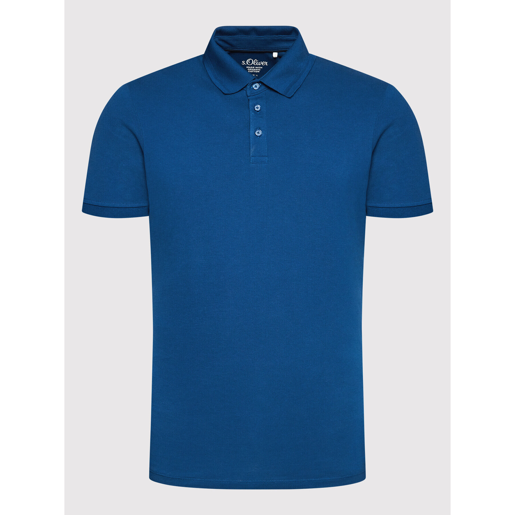 s.Oliver Tricou polo 211329 Albastru Tailored Fit - Pled.ro