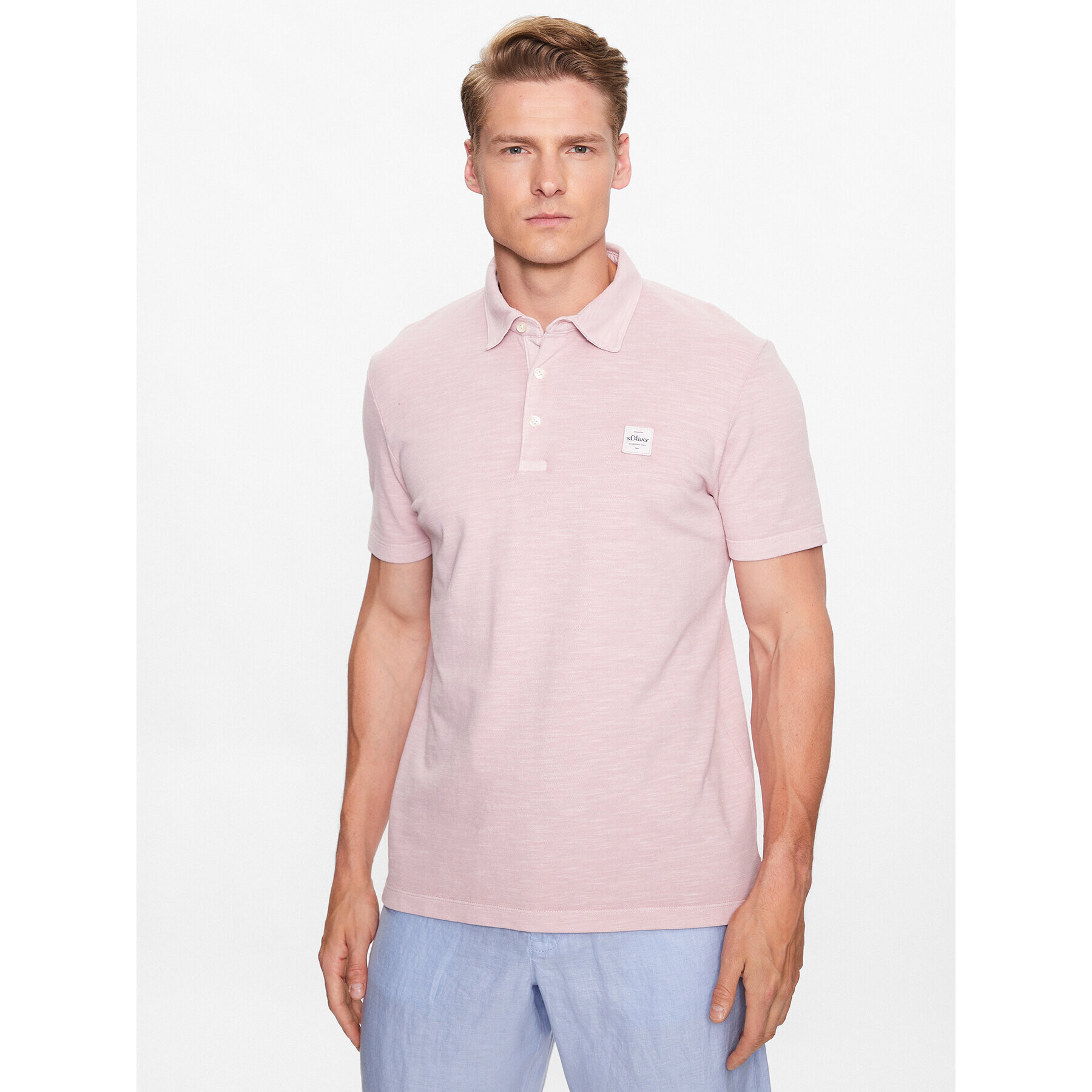 s.Oliver Tricou polo 2133195 Roz Regular Fit - Pled.ro