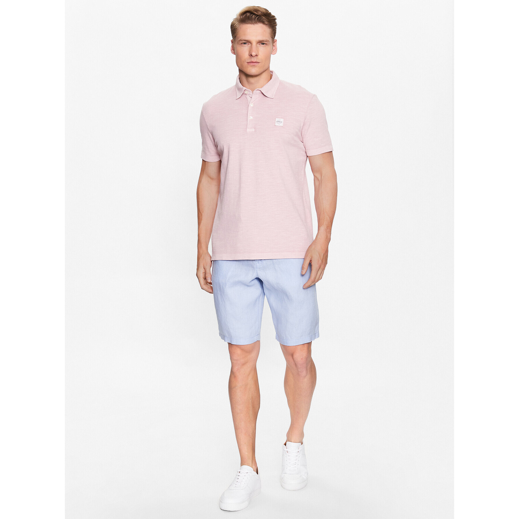 s.Oliver Tricou polo 2133195 Roz Regular Fit - Pled.ro