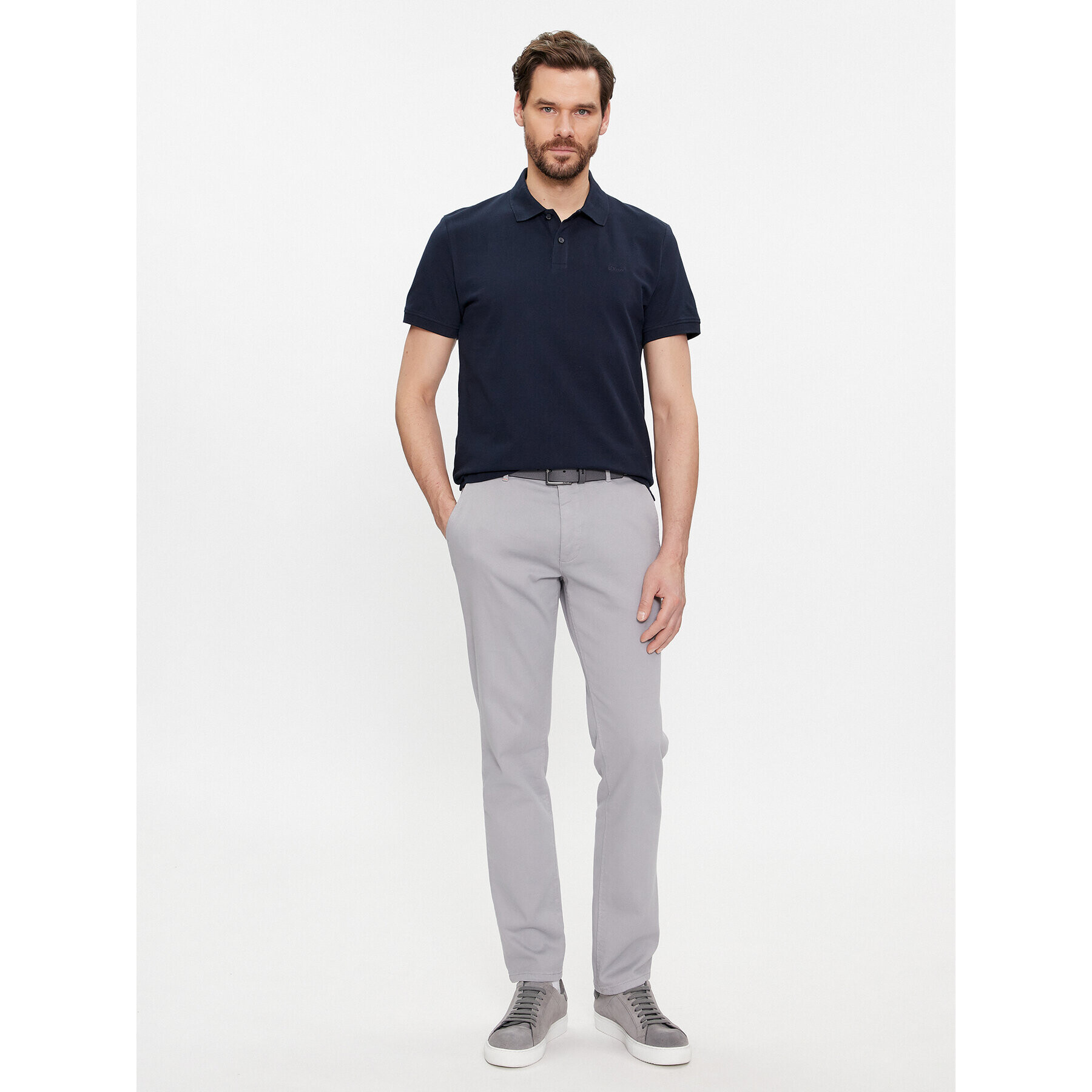 s.Oliver Tricou polo 2138262 Albastru Regular Fit - Pled.ro