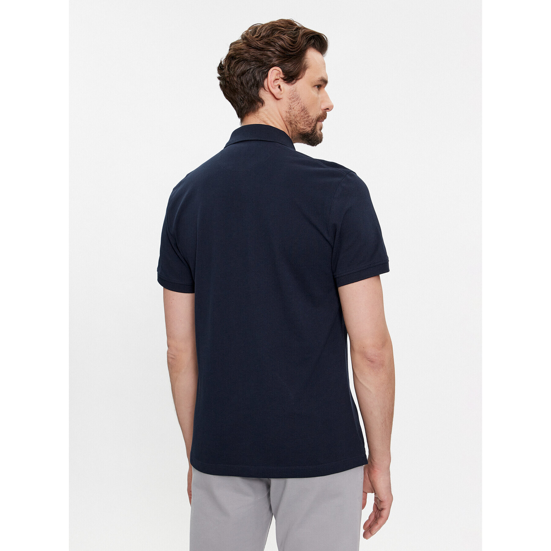 s.Oliver Tricou polo 2138262 Albastru Regular Fit - Pled.ro