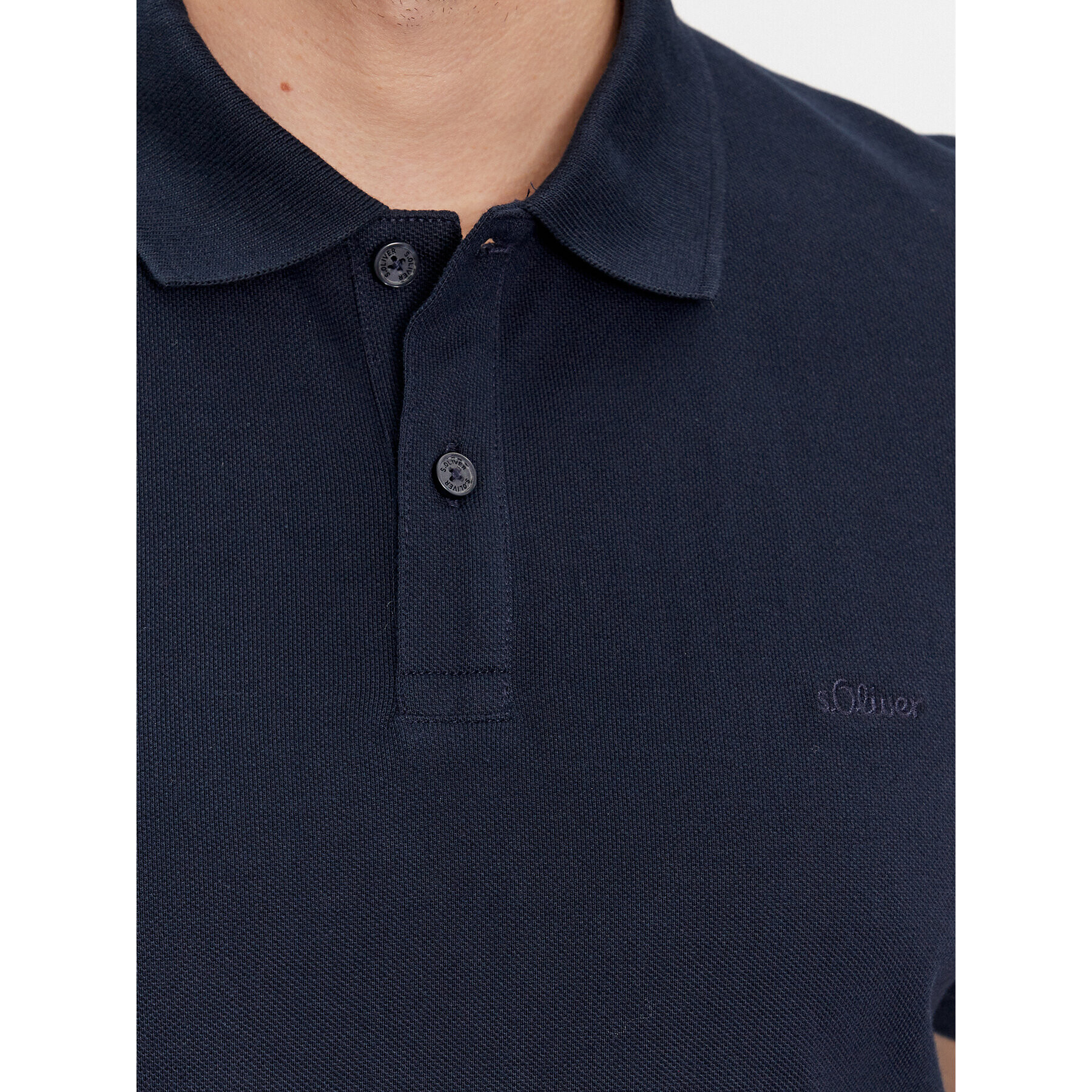 s.Oliver Tricou polo 2138262 Albastru Regular Fit - Pled.ro