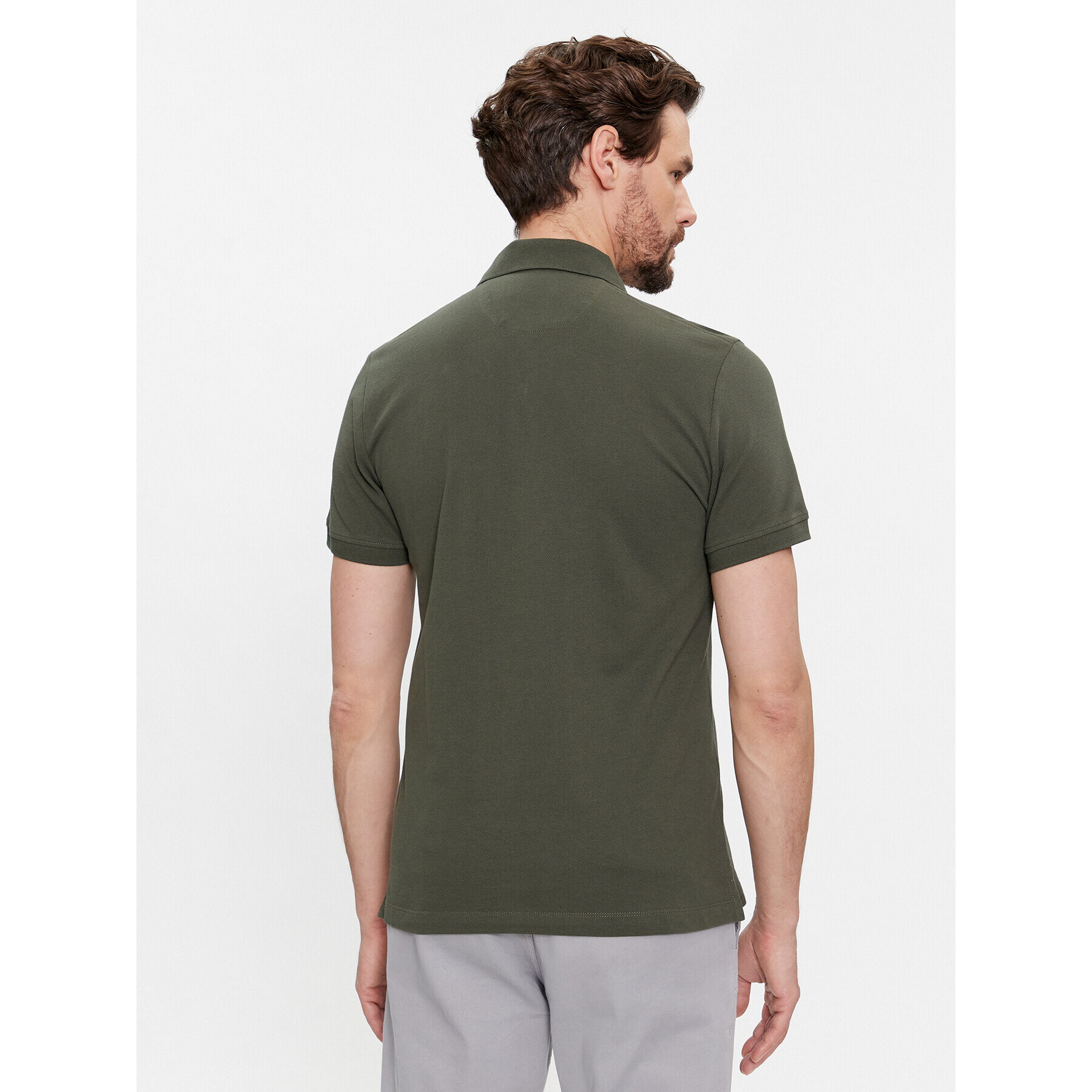 s.Oliver Tricou polo 2138262 Verde Regular Fit - Pled.ro