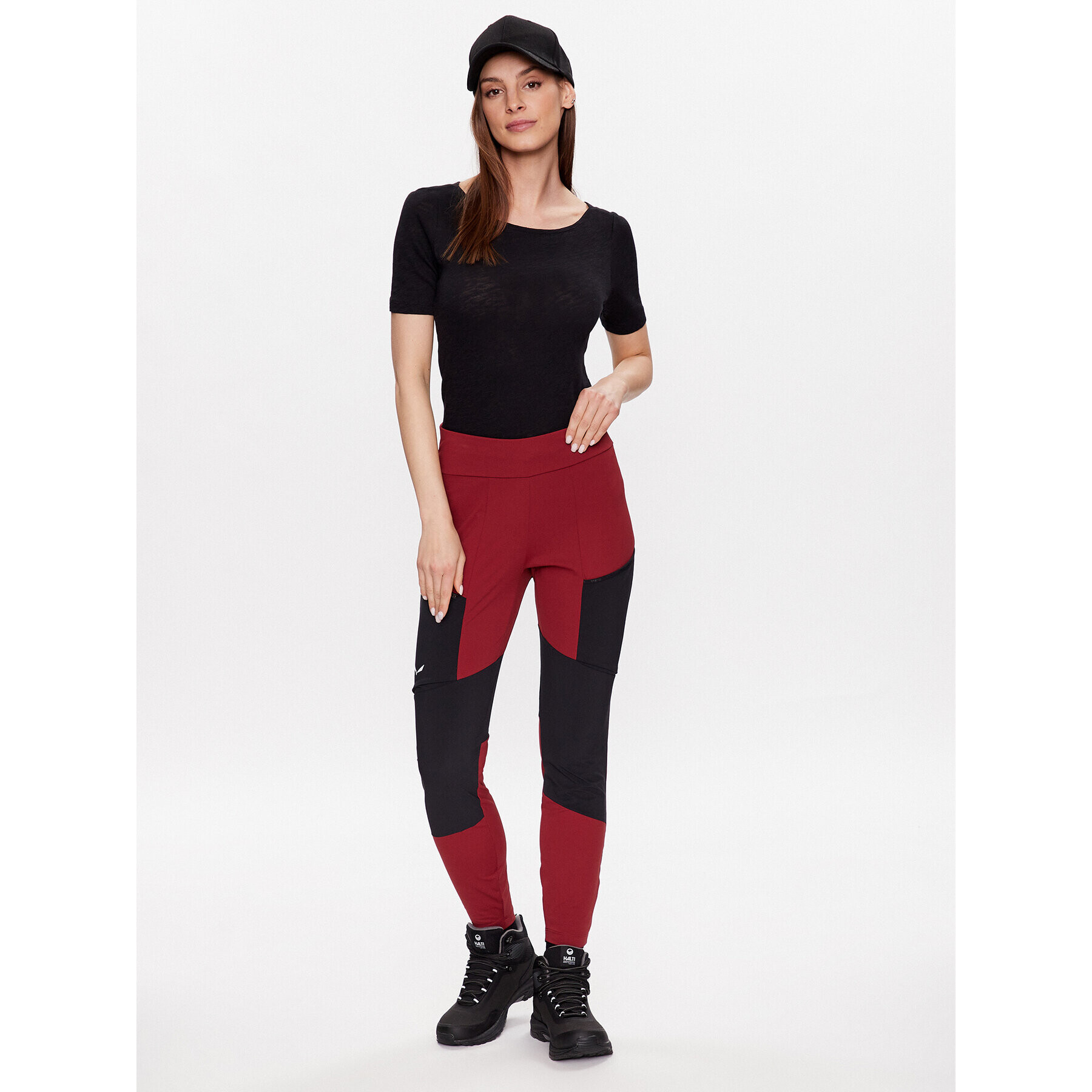 Salewa Colanți Puez Dry 28331 Vișiniu Slim Fit - Pled.ro