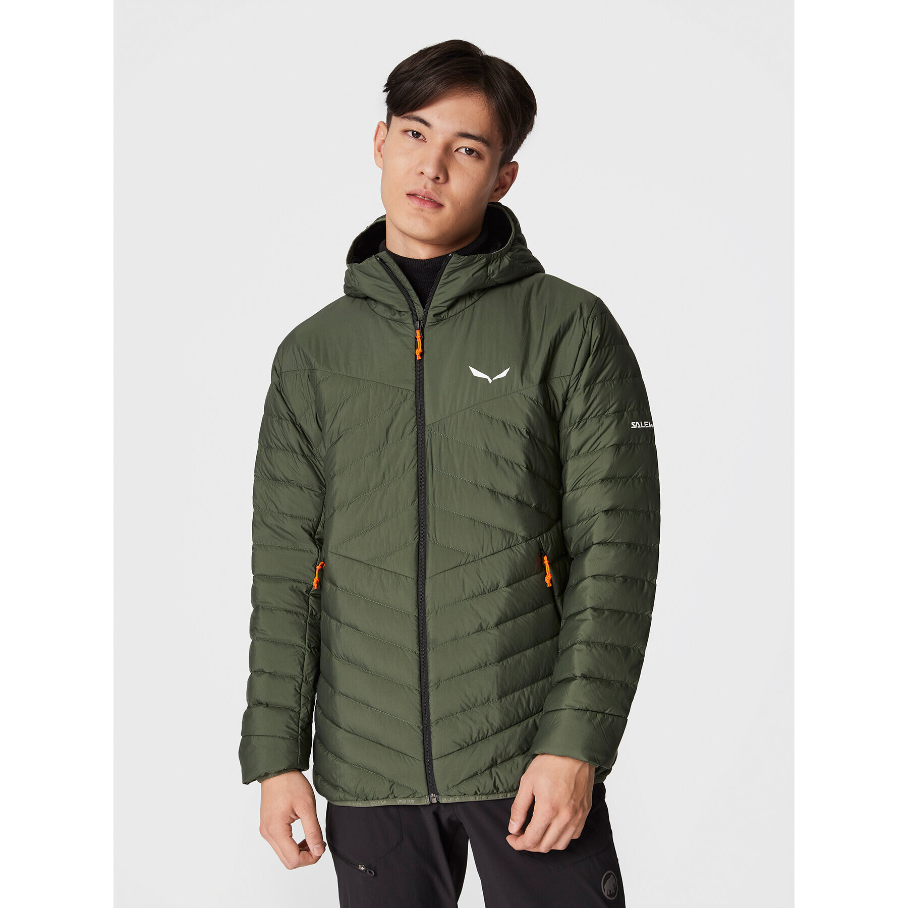 Salewa Geacă din puf Brenta 27883 Verde Regular Fit - Pled.ro