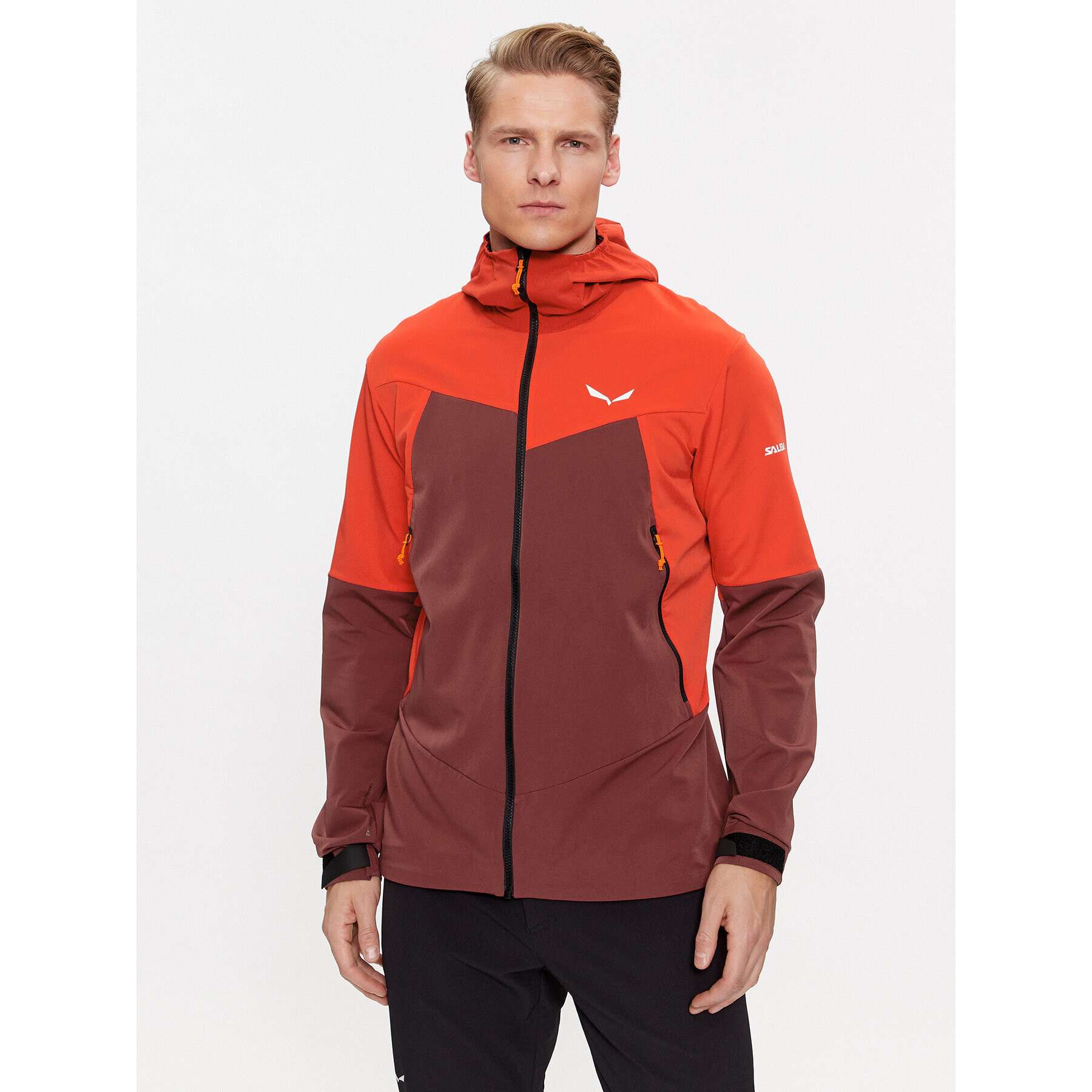 Salewa Geacă softshell Sella DST 28468 Roșu Regular Fit - Pled.ro