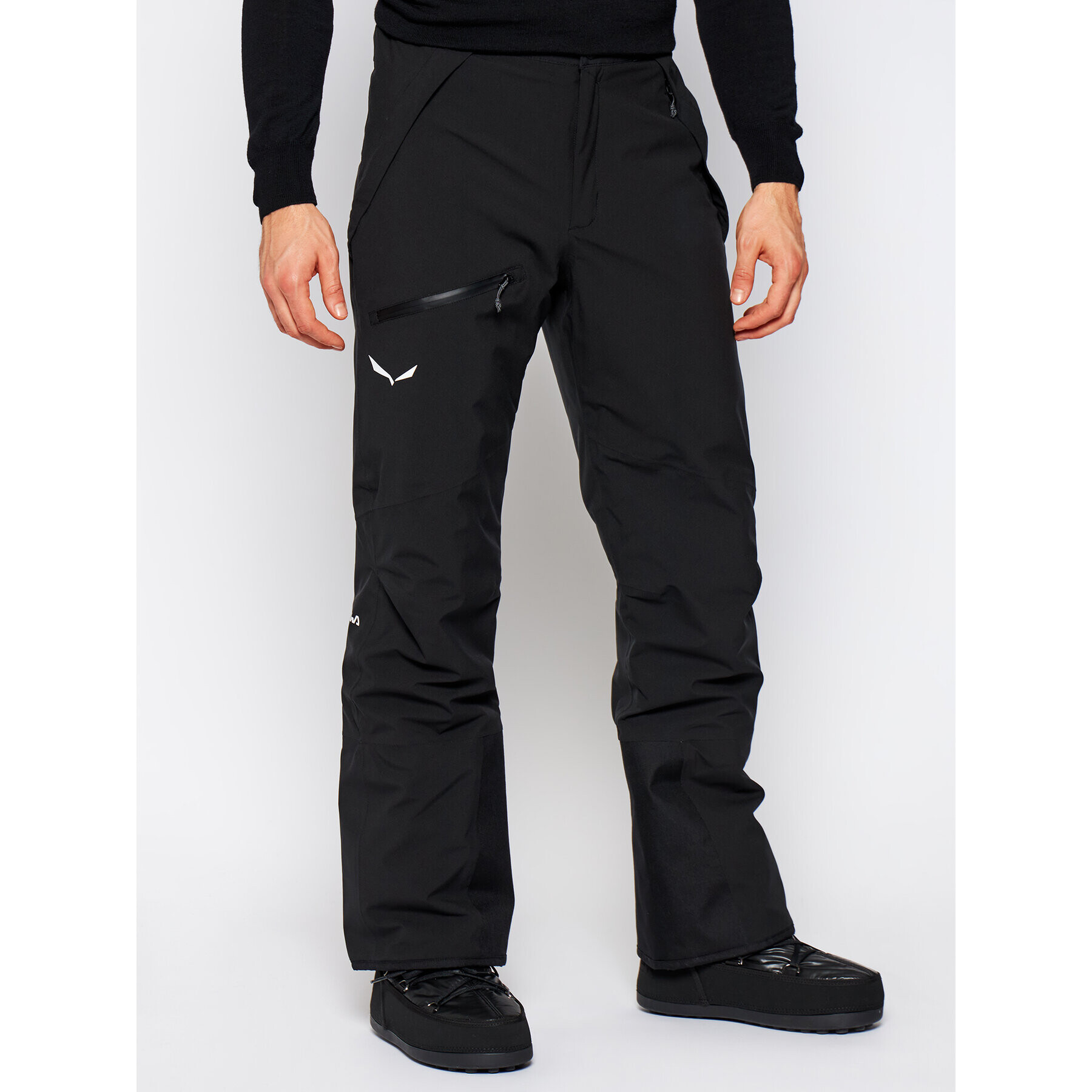 Salewa Pantaloni de schi Antelao Beltovo 28251 Negru Regular Fit - Pled.ro