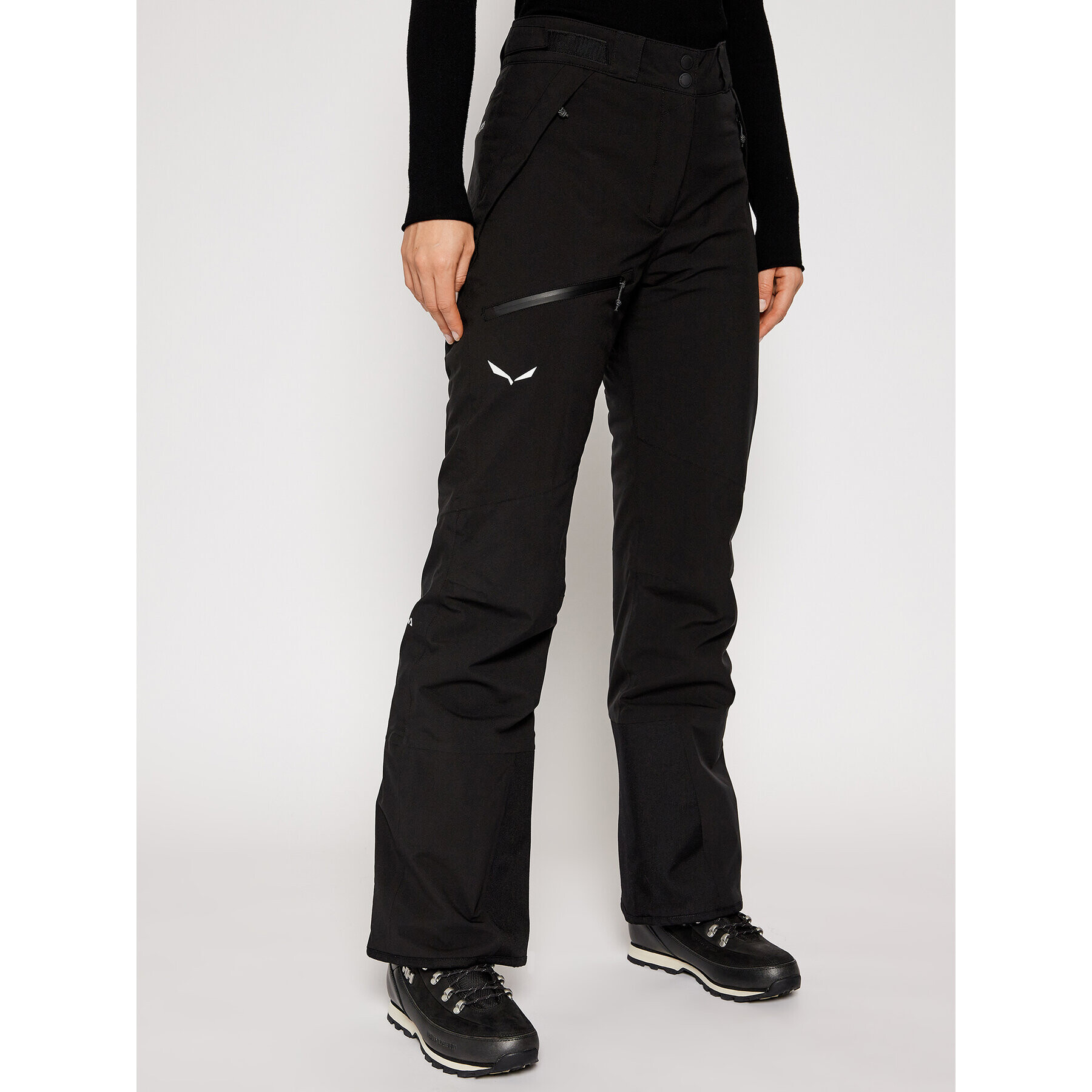 Salewa Pantaloni de schi Antelao Beltovo Twr Pnt 28252 Negru Regular Fit - Pled.ro