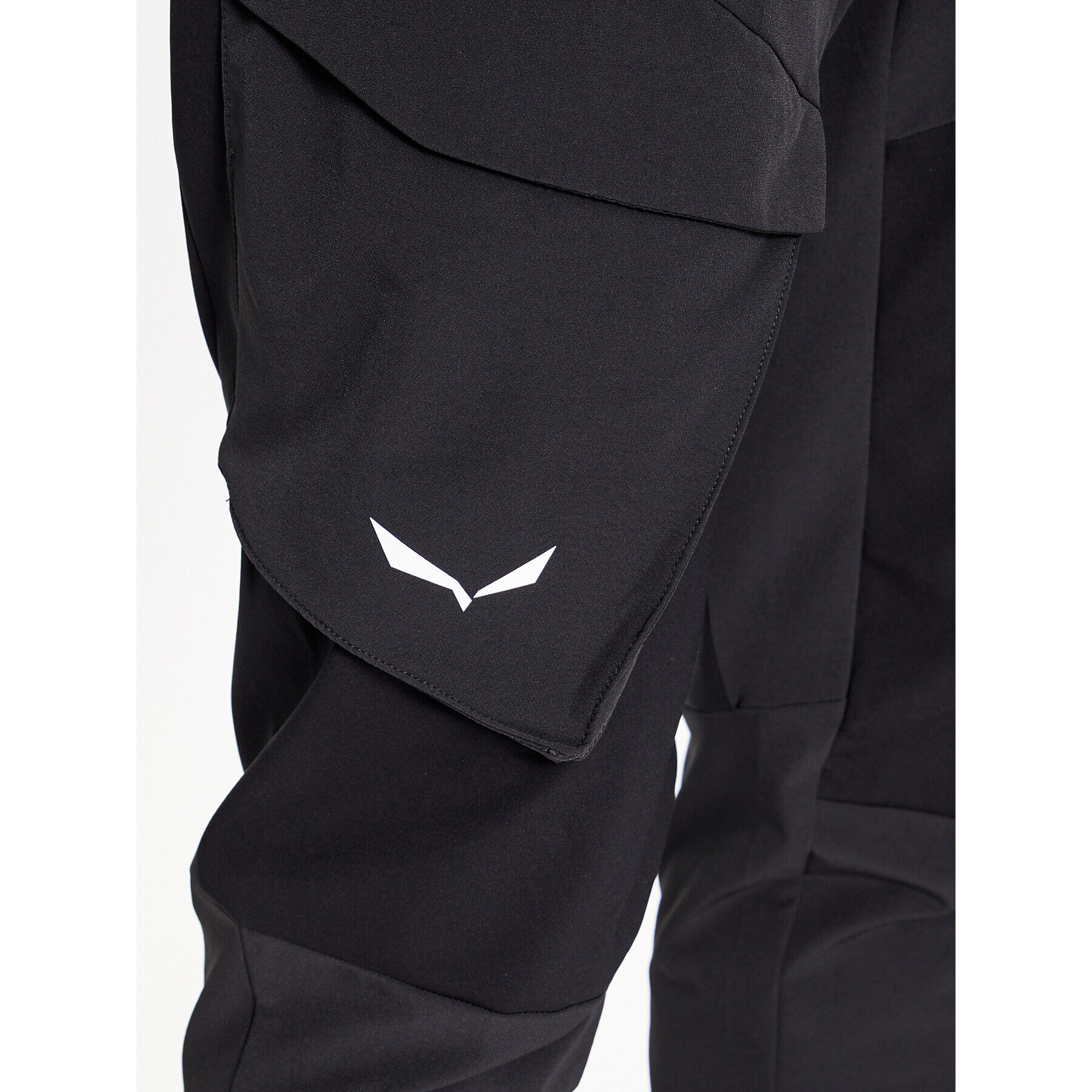 Salewa Pantaloni din material Puez Dst 00-0000028482 Negru Regular Fit - Pled.ro