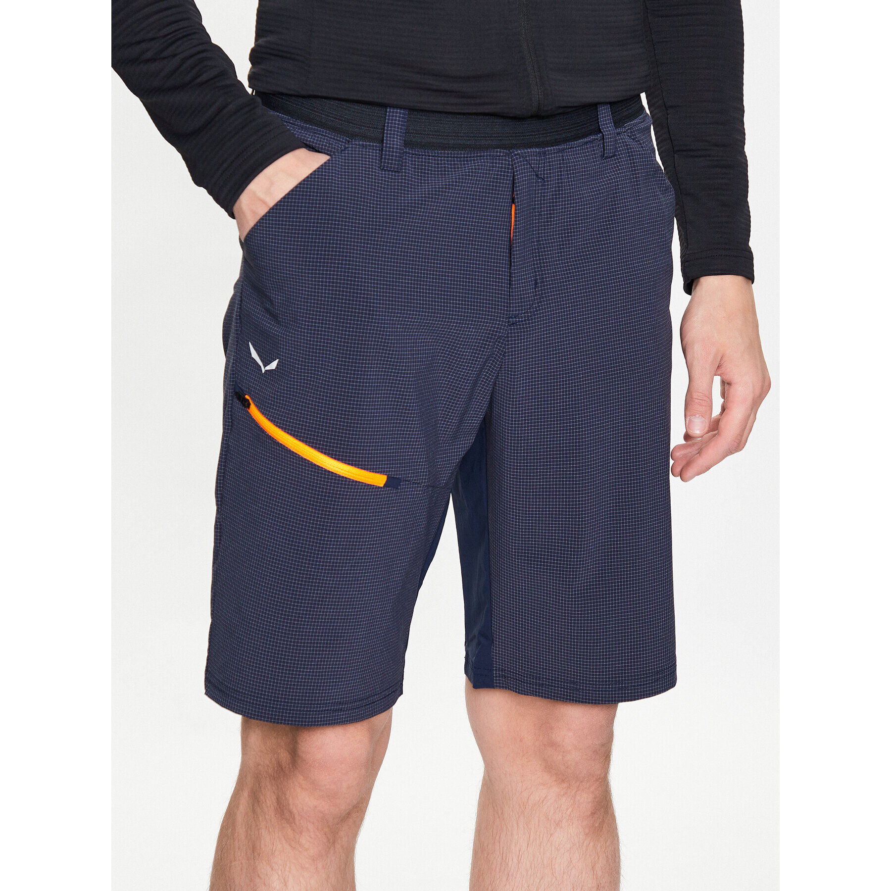 Salewa Pantaloni scurți sport Puez 3 27401 Bleumarin Regular Fit - Pled.ro