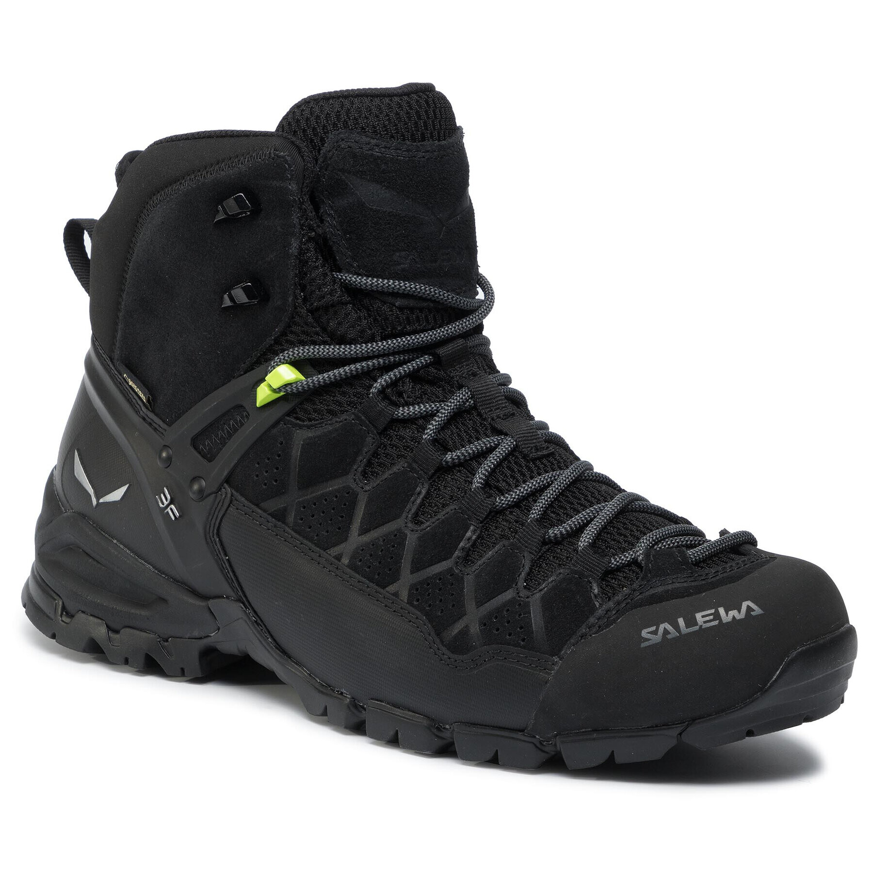 Salewa Trekkings Ms Alp Trainer Mid Gtx GORE-TEX 63432-0971 Negru - Pled.ro