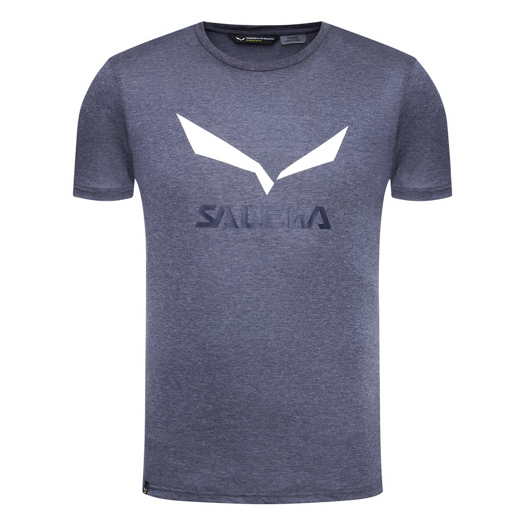 Salewa Tricou Solidlogo Dry 27018 Bleumarin Regular Fit - Pled.ro