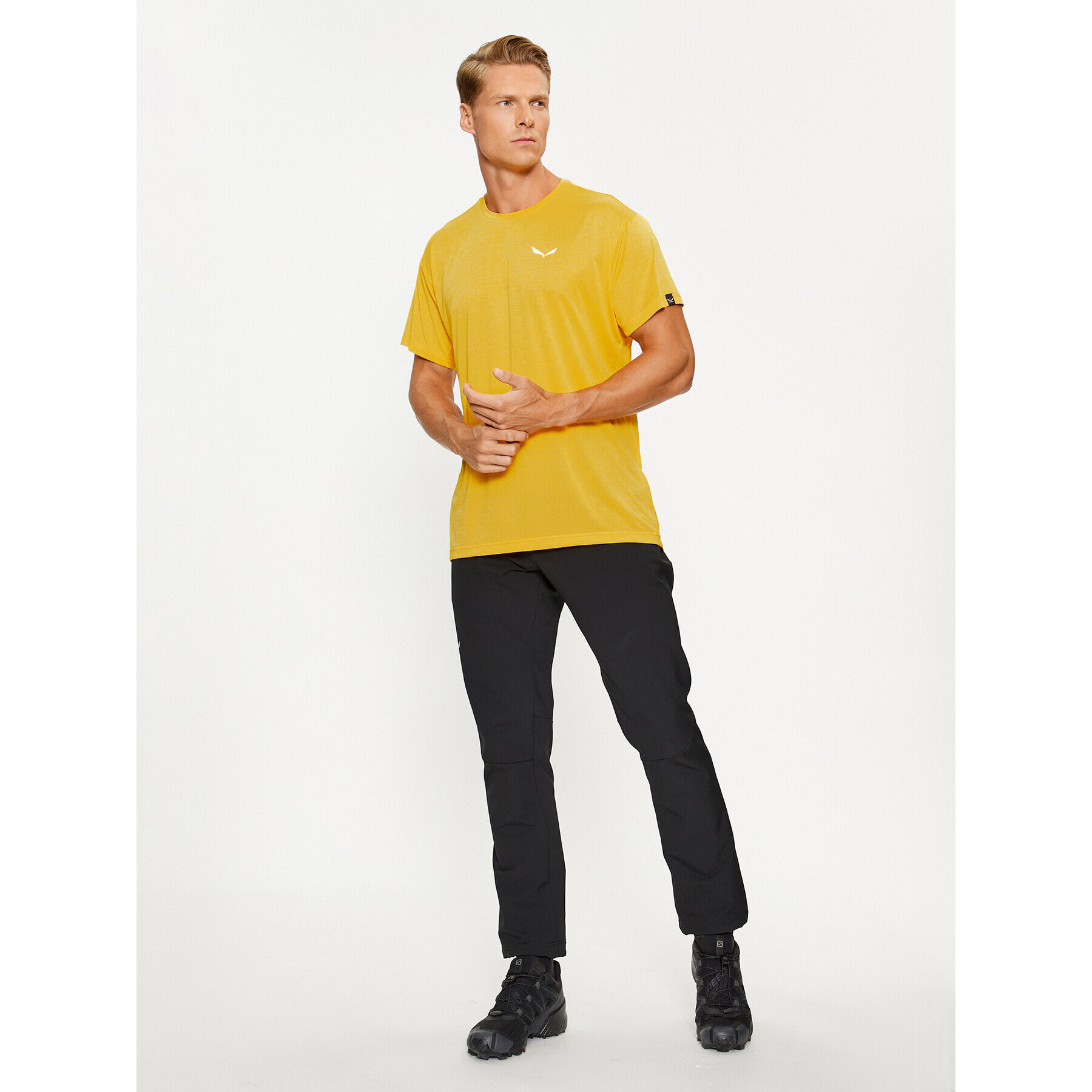 Salewa Tricou tehnic 026537 Portocaliu Regular Fit - Pled.ro