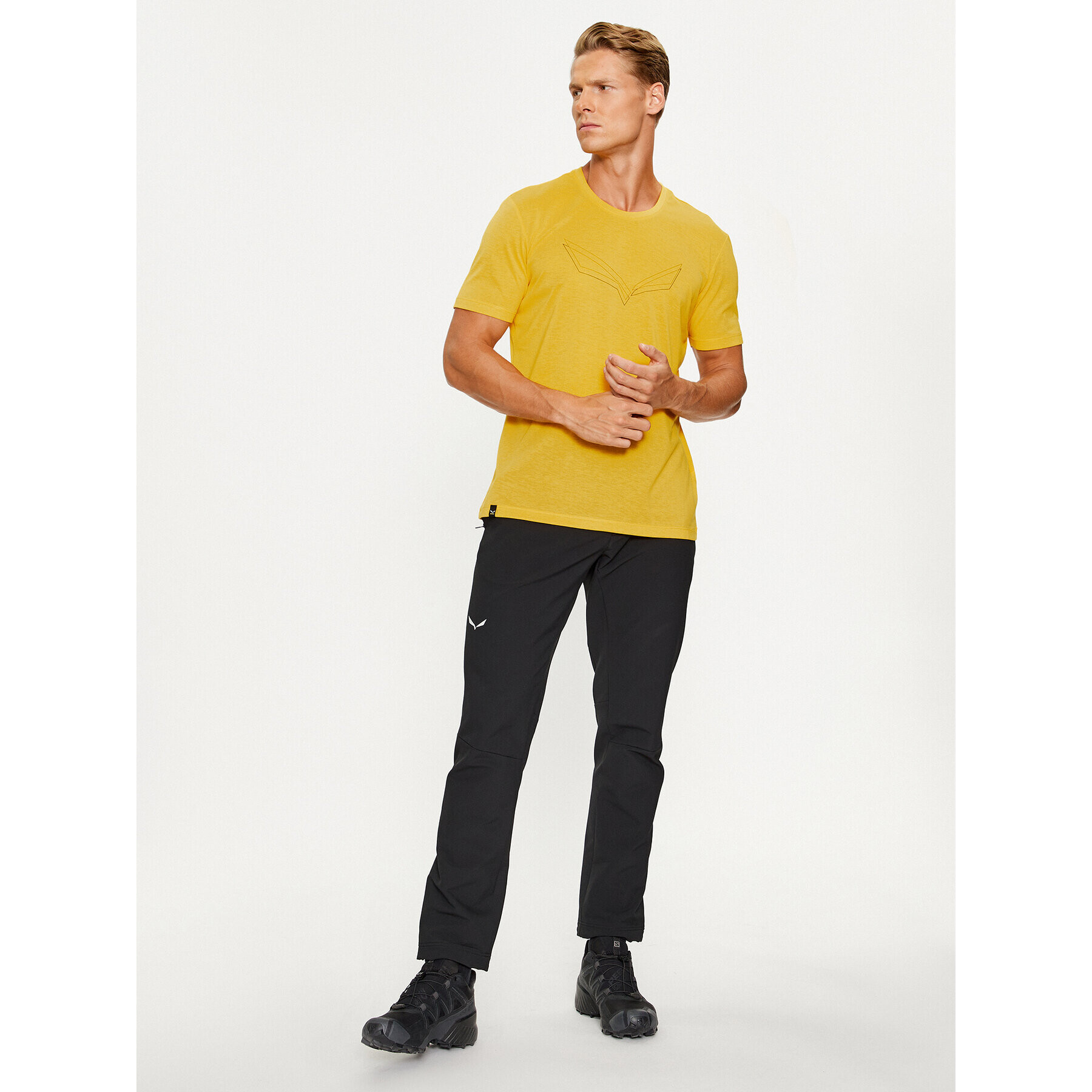 Salewa Tricou tehnic 028448 Portocaliu Regular Fit - Pled.ro