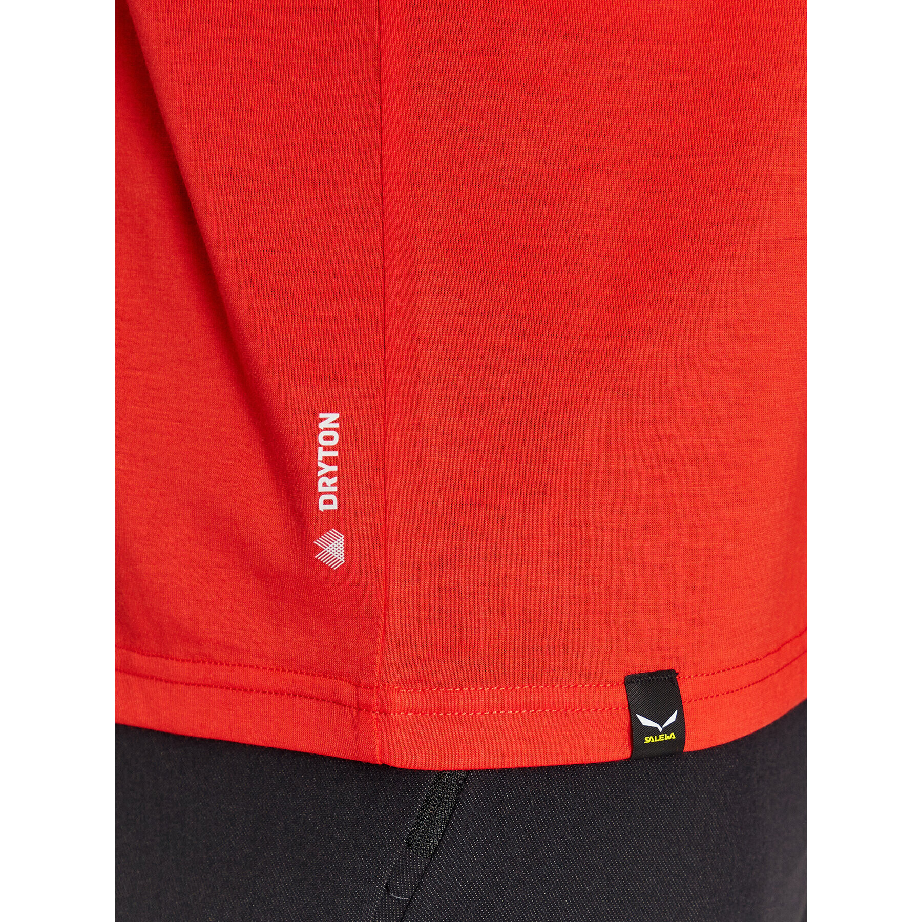 Salewa Tricou tehnic Solidlogo Dry 00-0000027340 Roșu Regular Fit - Pled.ro