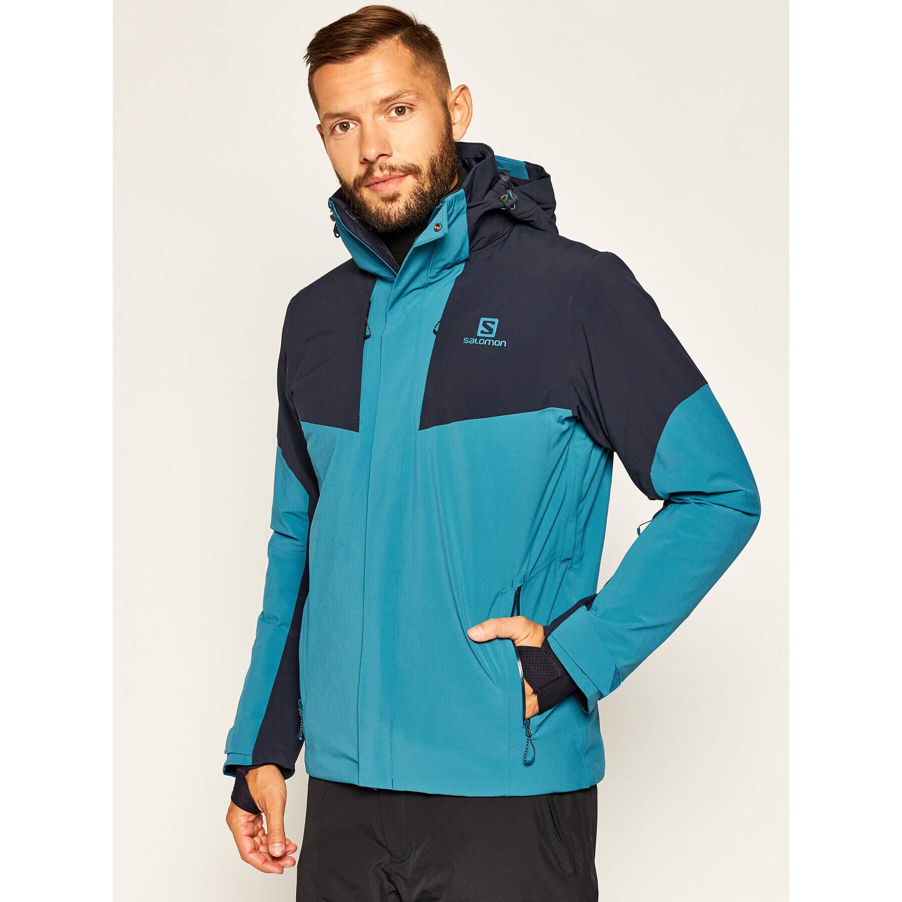 Salomon Geacă de schi Icerocket LC1196500 Bleumarin Regular Fit - Pled.ro