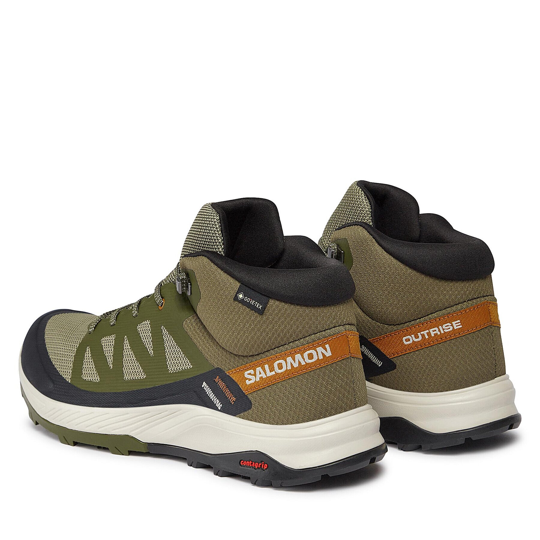 Salomon Trekkings Outrise Mid GORE-TEX L47143600 Kaki - Pled.ro