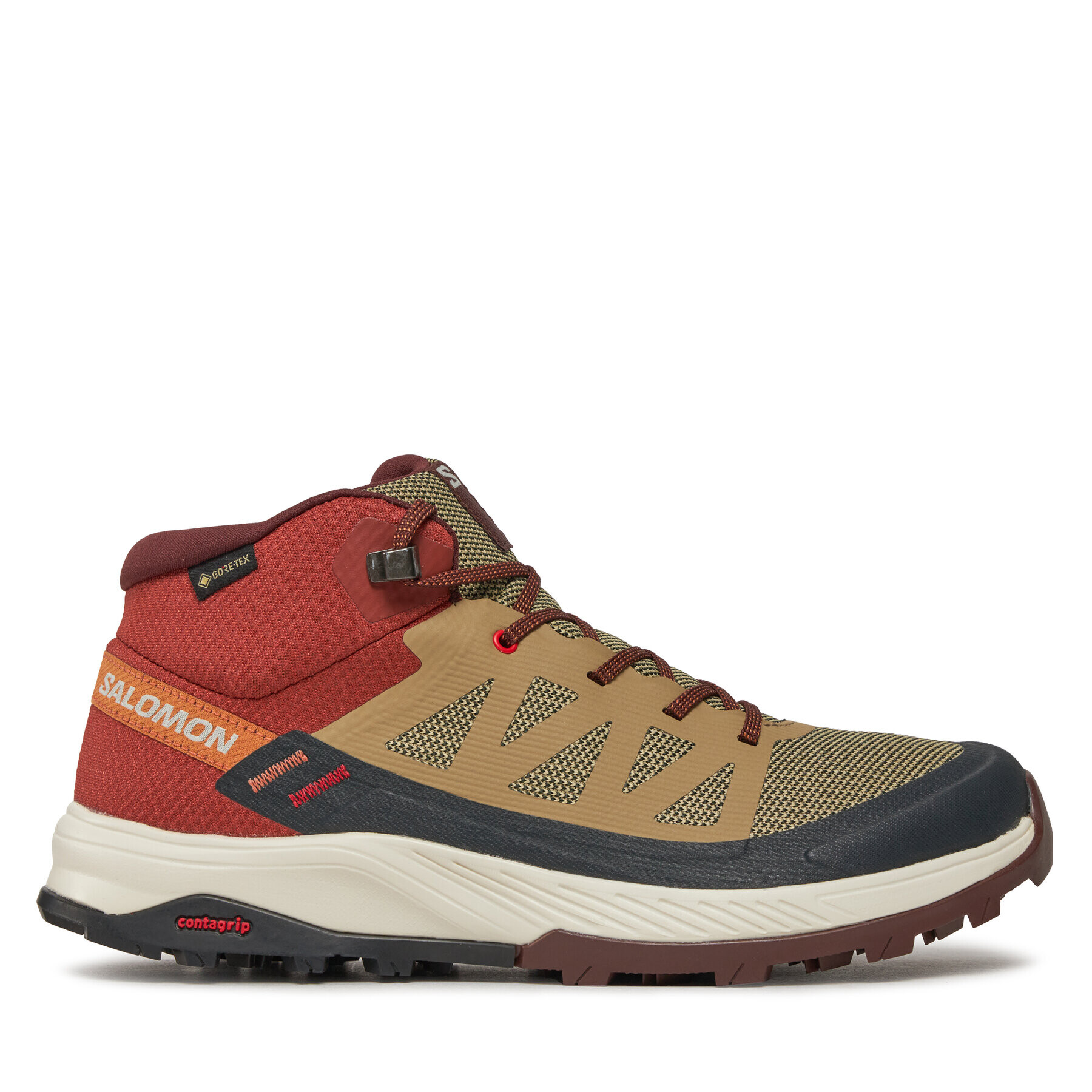 Salomon Trekkings Outrise Mid Gtx L47143700 Maro - Pled.ro