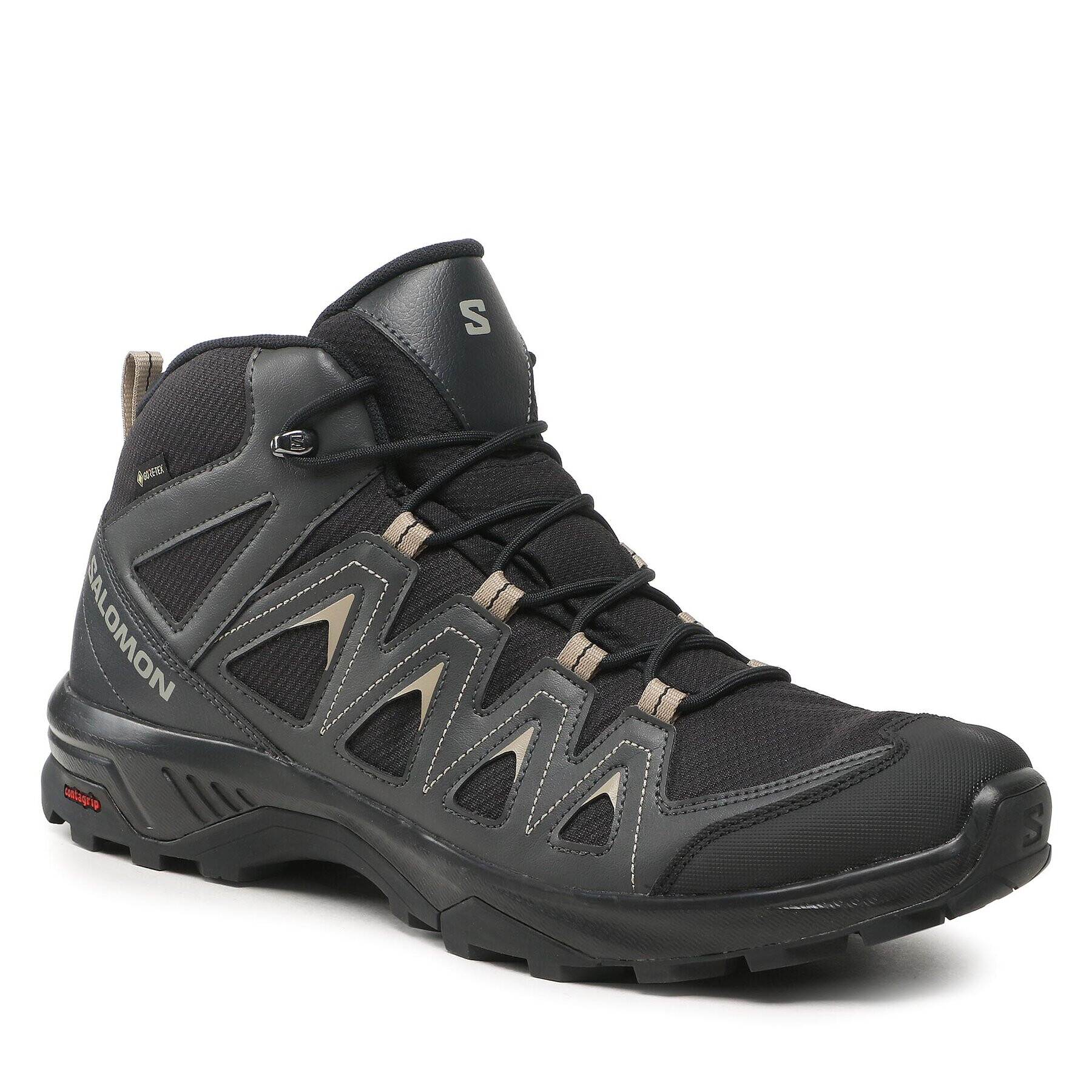 Salomon Trekkings X Braze Mid GORE-TEX L47174800 Negru - Pled.ro