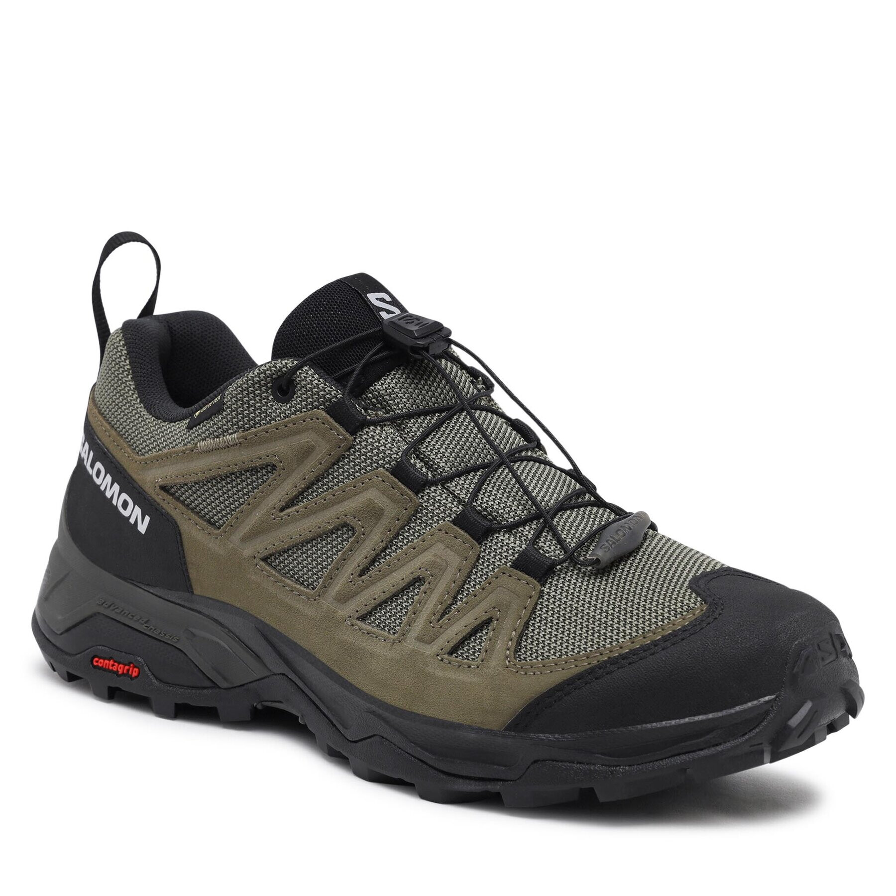 Salomon Trekkings X Ward Leather GORE-TEX L47182200 Verde - Pled.ro