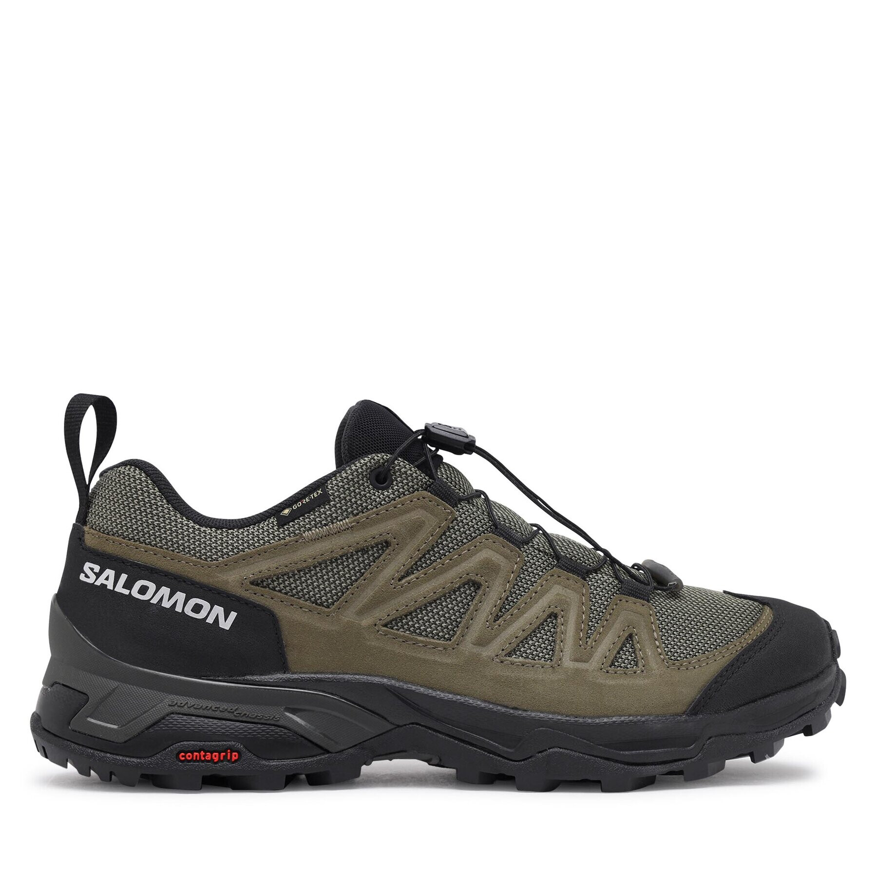 Salomon Trekkings X Ward Leather GORE-TEX L47182200 Verde - Pled.ro