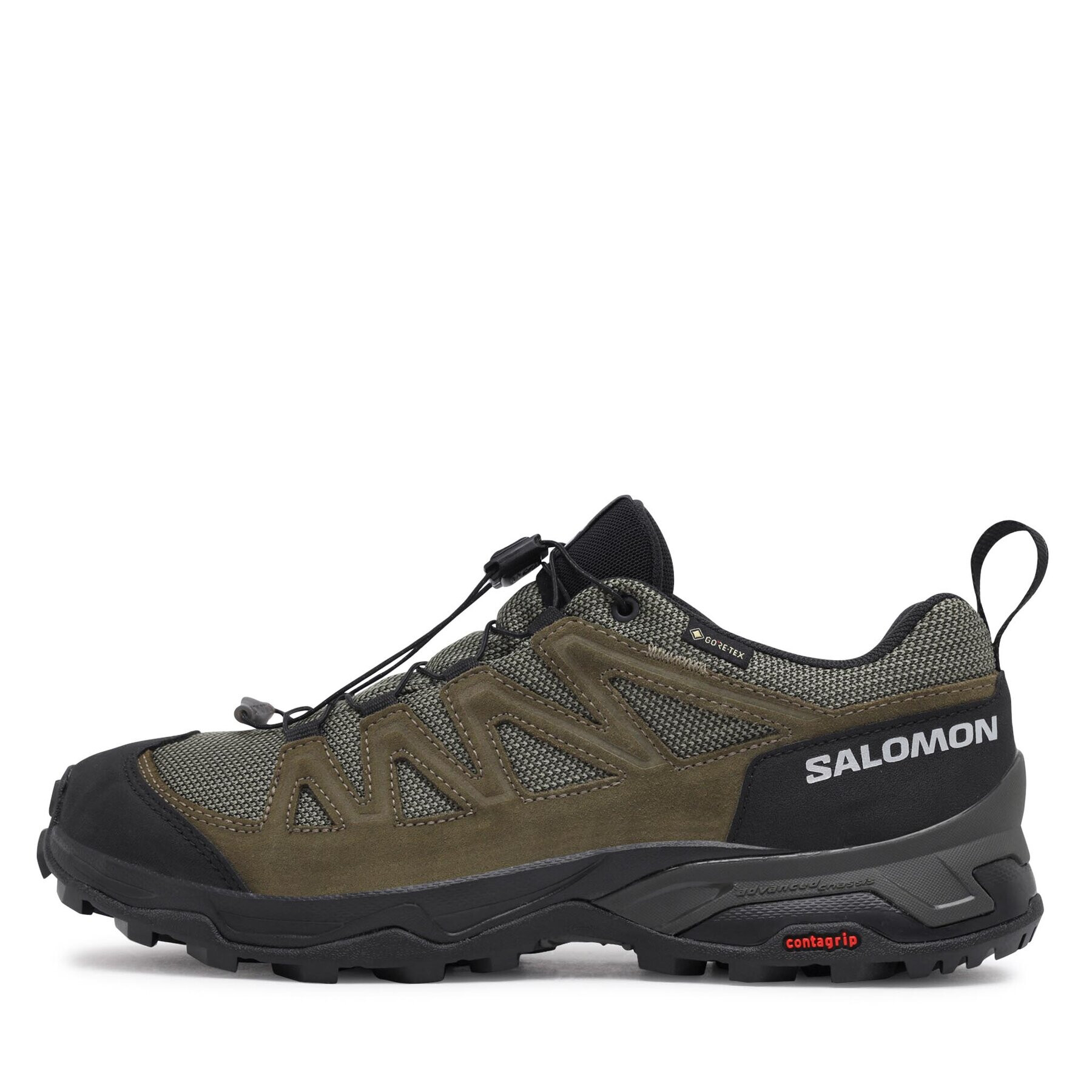 Salomon Trekkings X Ward Leather GORE-TEX L47182200 Verde - Pled.ro