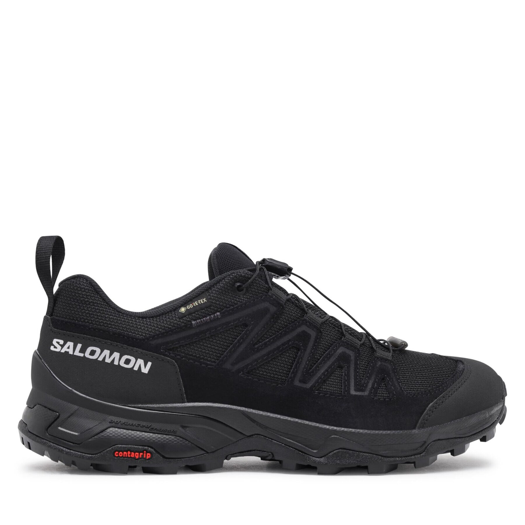 Salomon Trekkings X Ward Leather GORE-TEX L47182300 Negru - Pled.ro