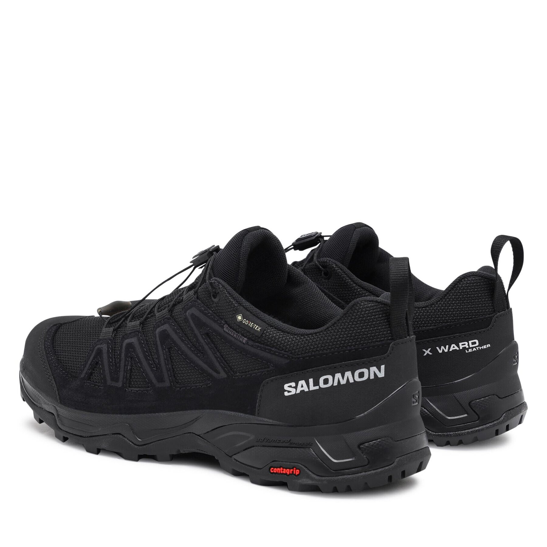 Salomon Trekkings X Ward Leather GORE-TEX L47182300 Negru - Pled.ro