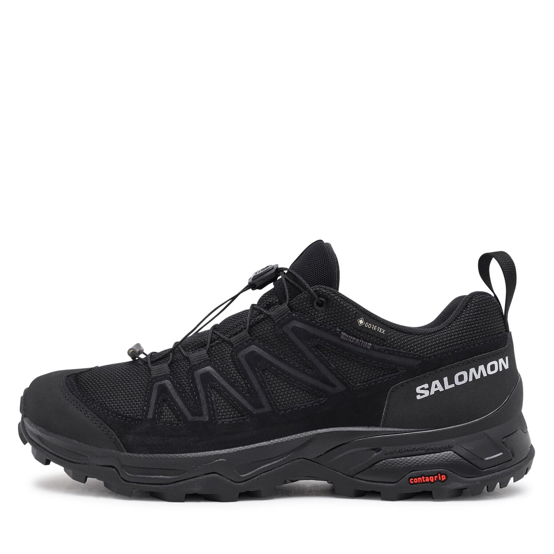 Salomon Trekkings X Ward Leather GORE-TEX L47182300 Negru - Pled.ro