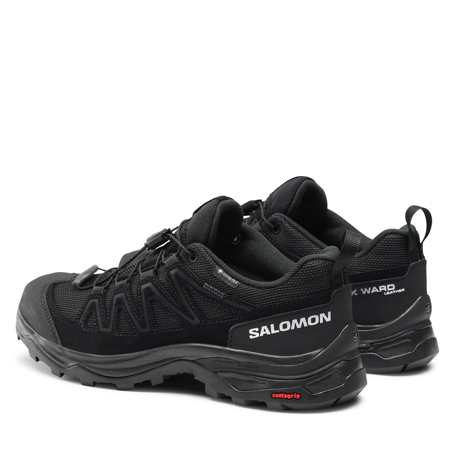 Salomon Trekkings X Ward Leather GORE-TEX L47182600 Negru - Pled.ro