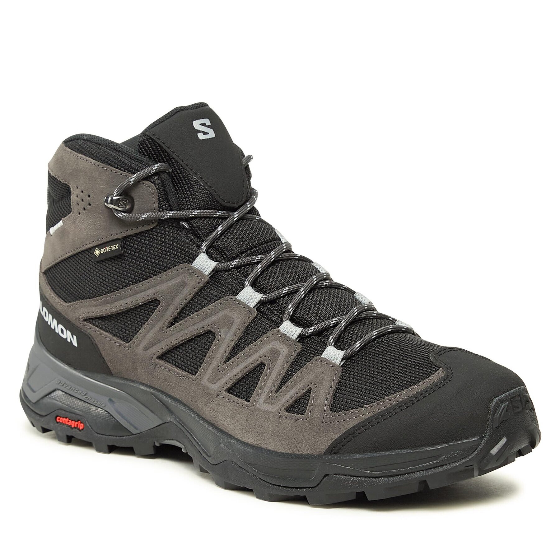 Salomon Trekkings X Ward Leather Mid GORE-TEX L47181700 Gri - Pled.ro