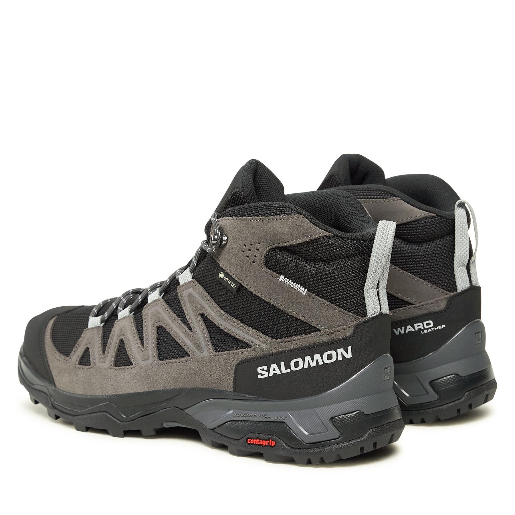 Salomon Trekkings X Ward Leather Mid GORE-TEX L47181700 Gri - Pled.ro