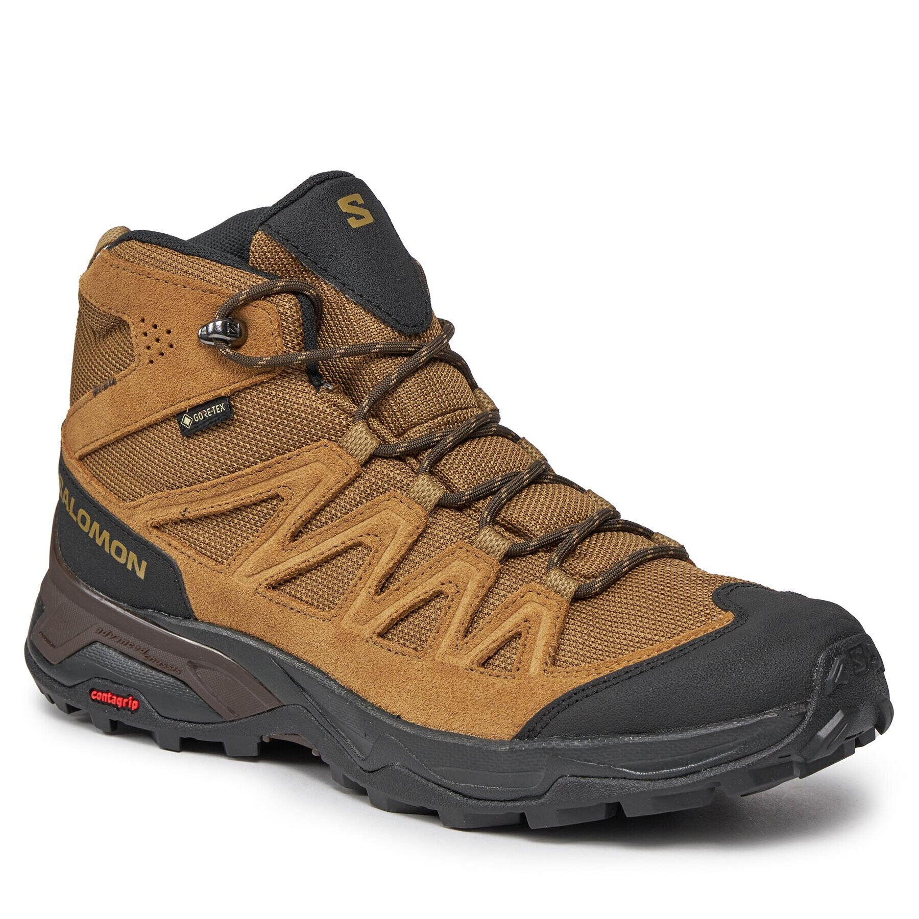 Salomon Trekkings X Ward Leather Mid GORE-TEX L47181800 Maro - Pled.ro