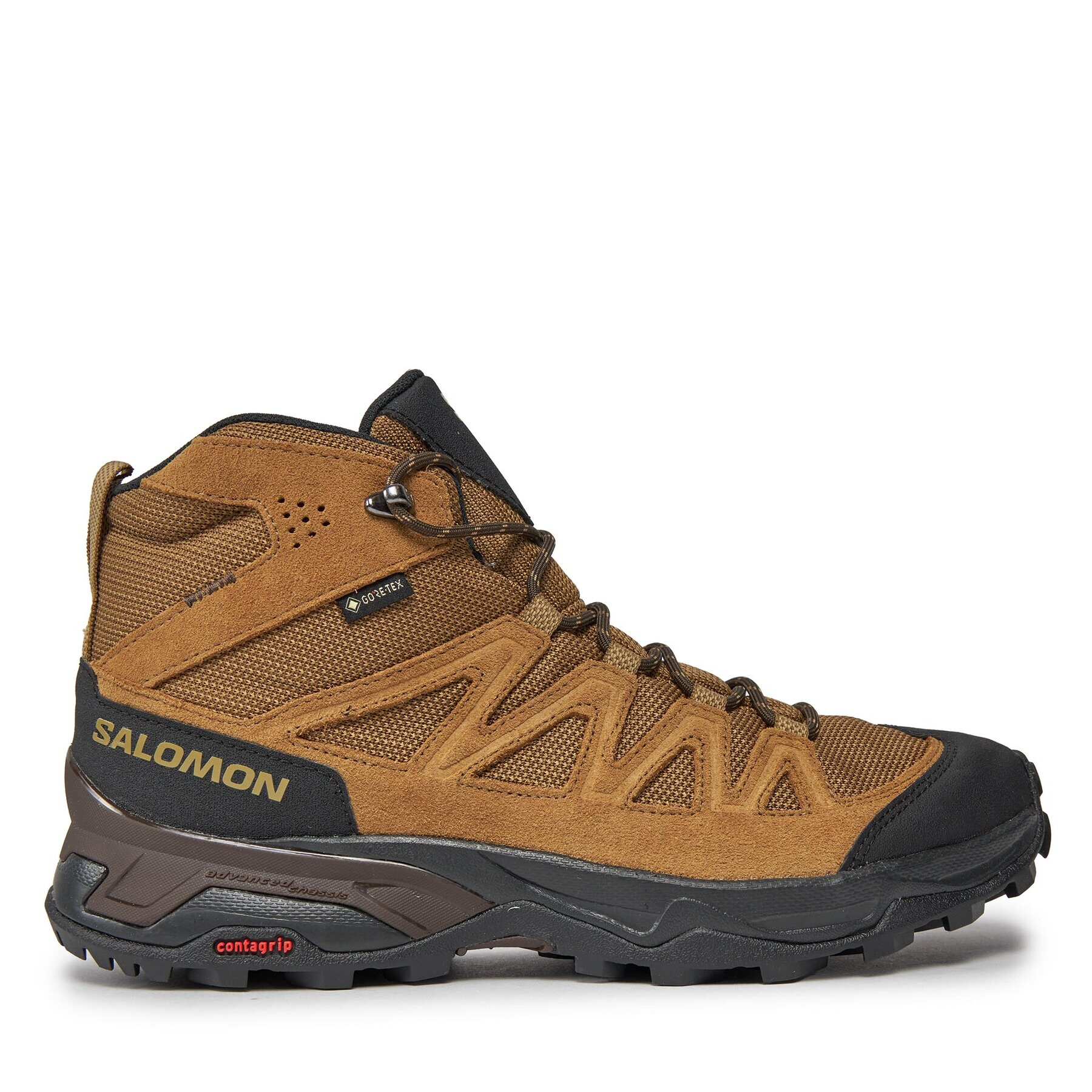 Salomon Trekkings X Ward Leather Mid GORE-TEX L47181800 Maro - Pled.ro