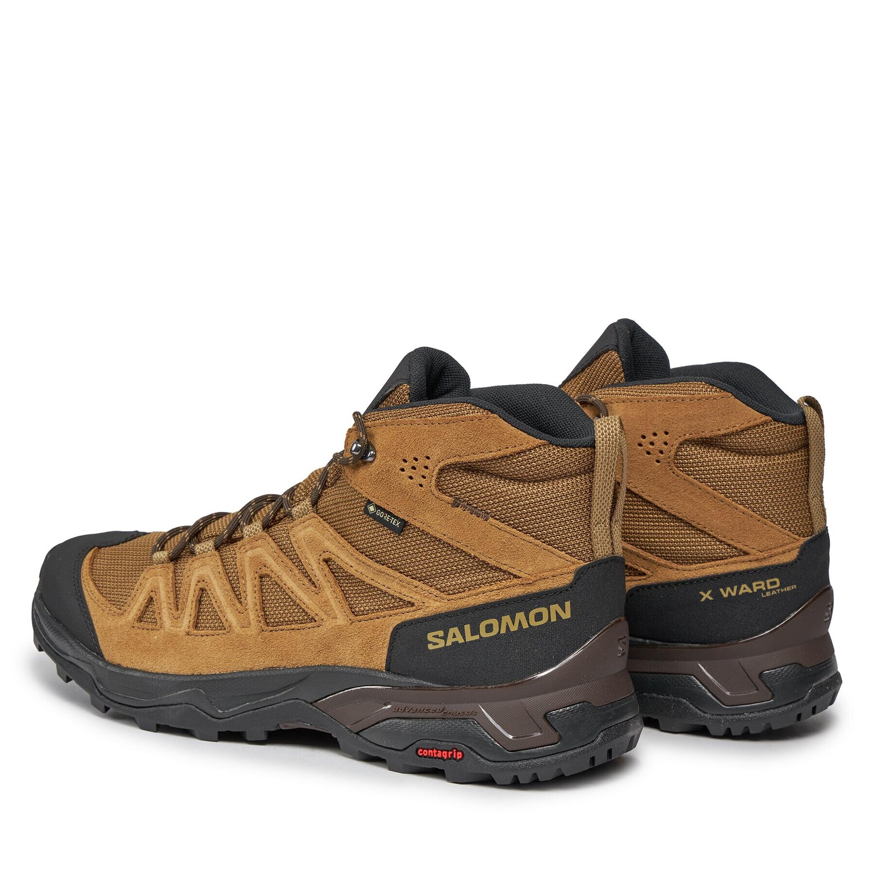 Salomon Trekkings X Ward Leather Mid GORE-TEX L47181800 Maro - Pled.ro