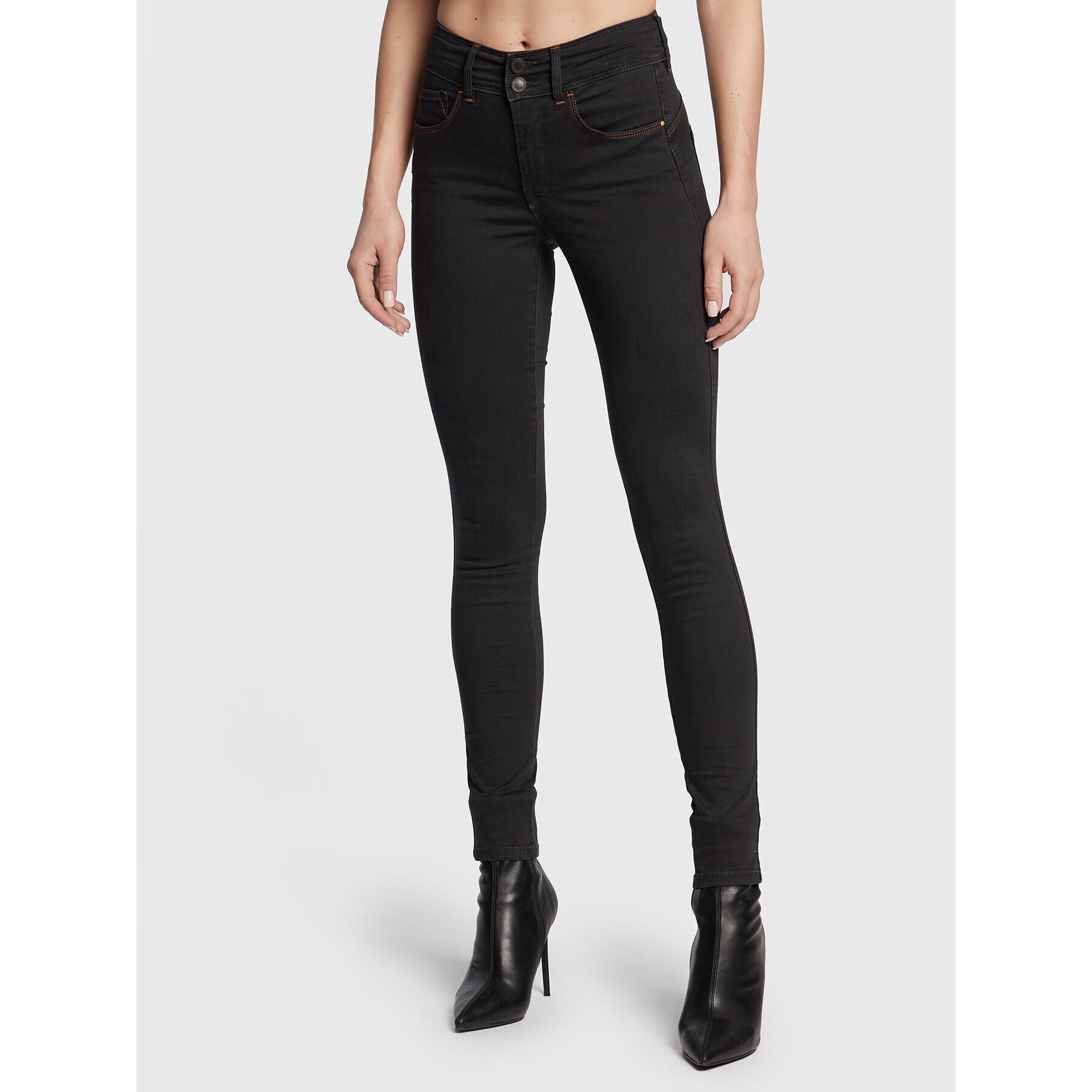 Salsa Blugi 126622 Negru Skinny Fit - Pled.ro