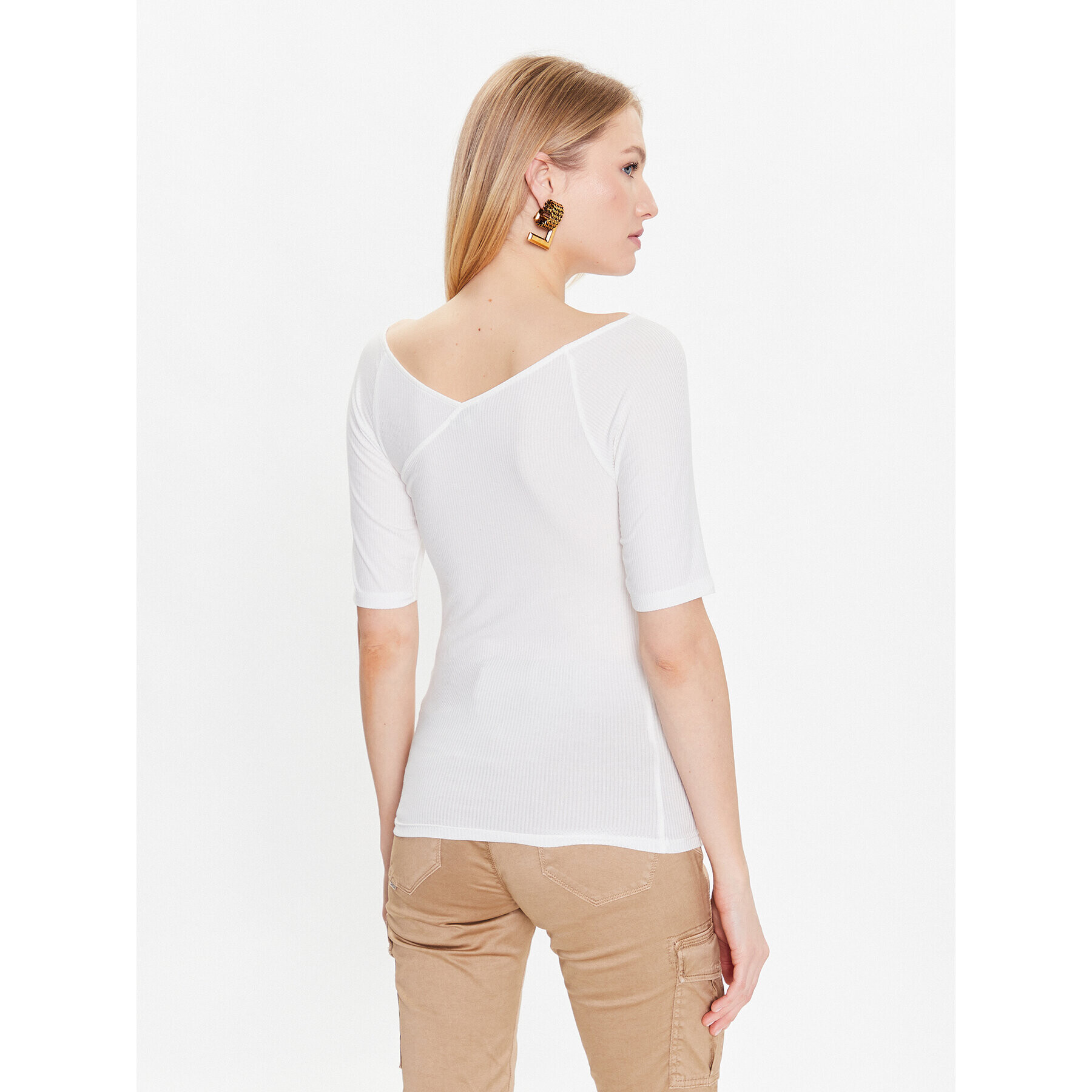 Salsa Top 127091 Alb Regular Fit - Pled.ro