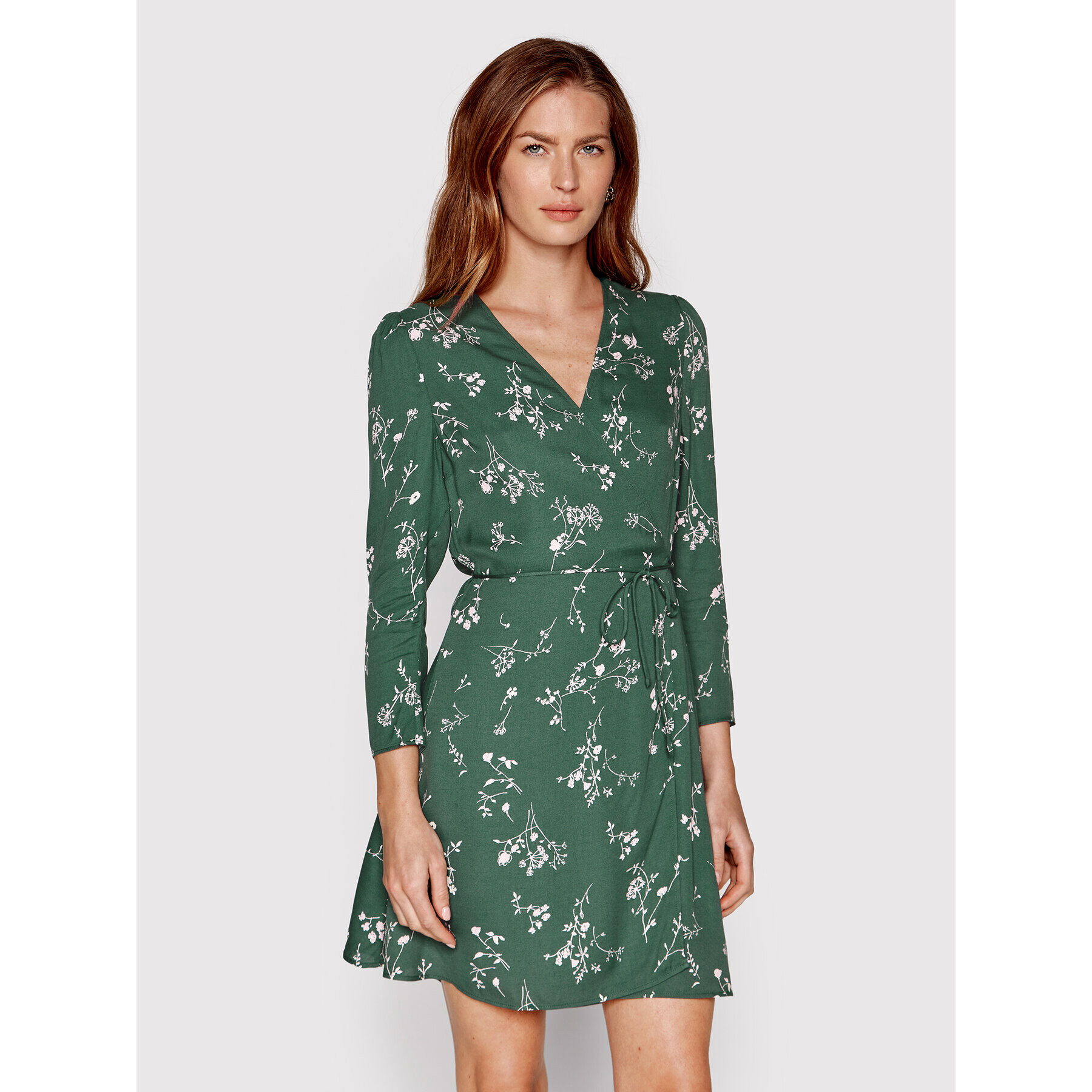 Samsøe Samsøe Rochie de vară Britt F22200187 Verde Regular Fit - Pled.ro