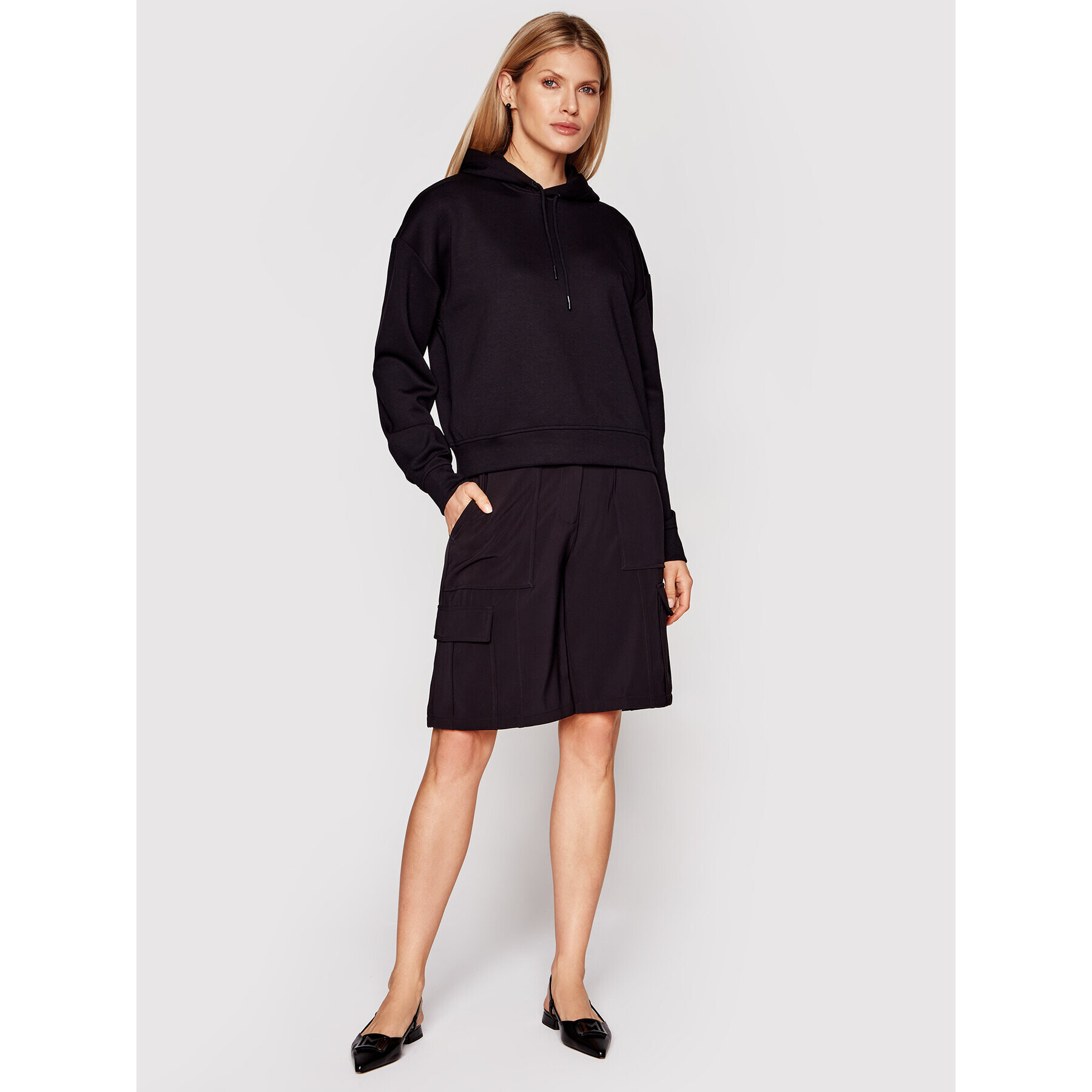 Samsøe Samsøe Bluză Kelsey F00018001 Negru Relaxed Fit - Pled.ro