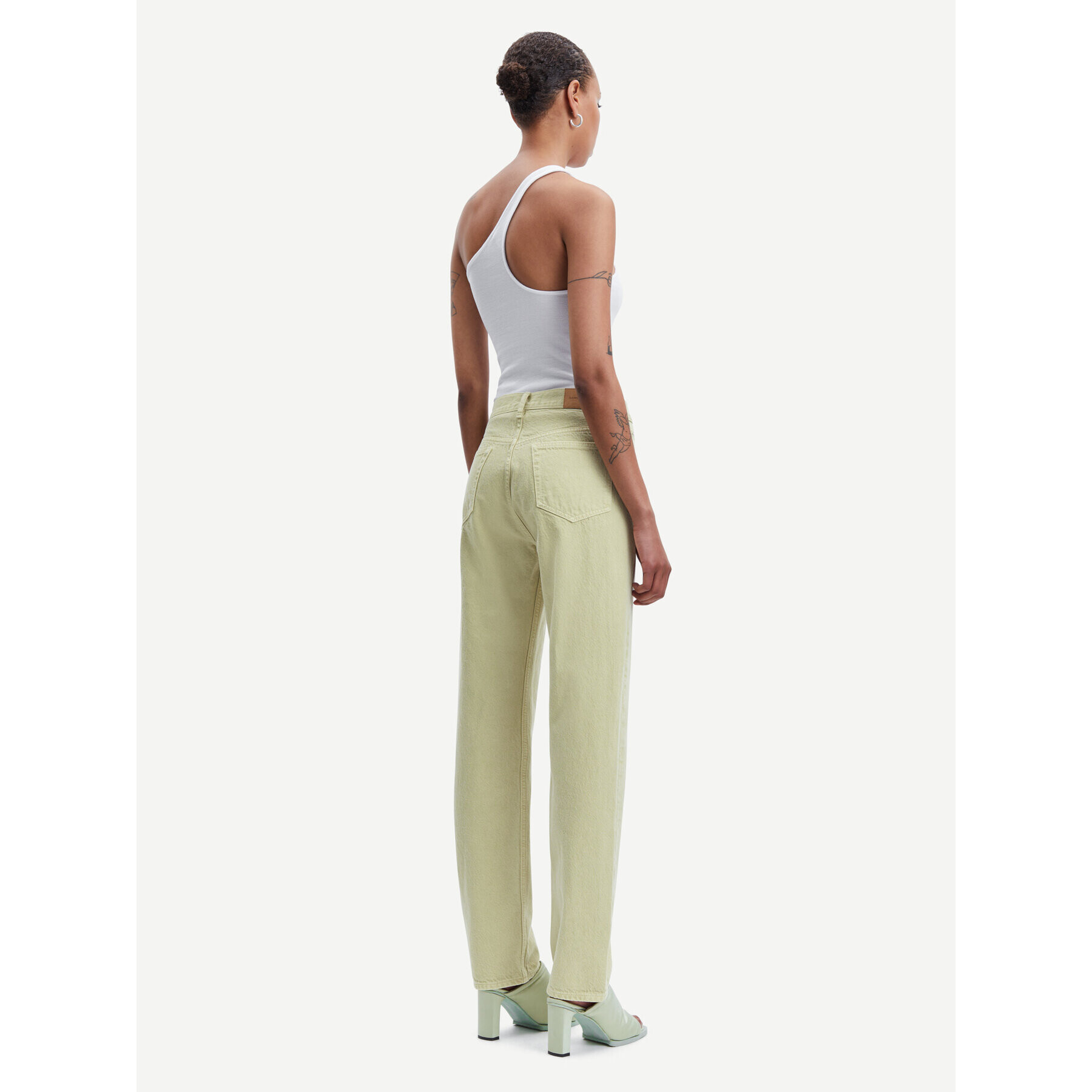 Samsøe Samsøe Bluză Sophie F23100114 Alb Slim Fit - Pled.ro