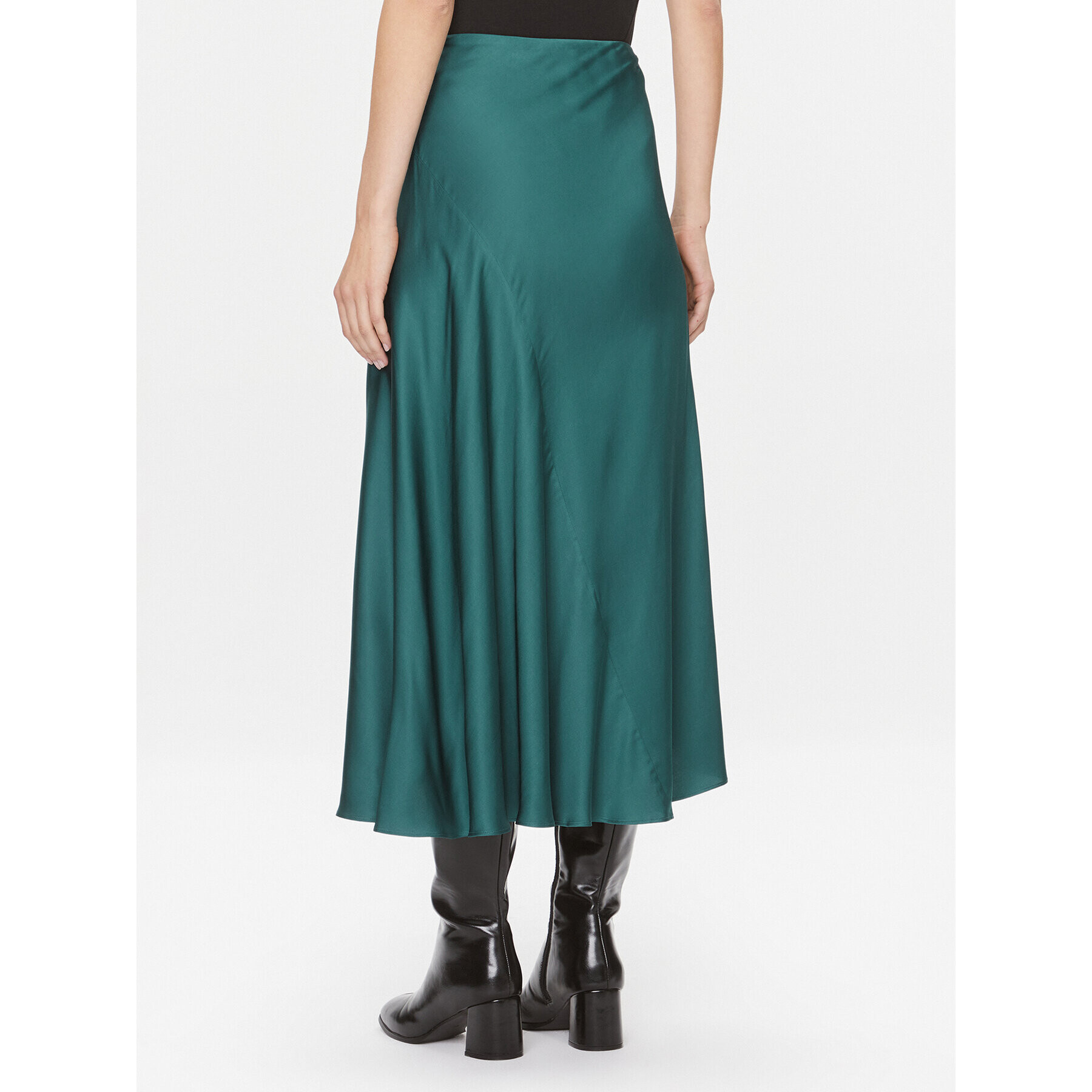 Samsøe Samsøe Fustă midi Victoria Bias F23300149 Verde Regular Fit - Pled.ro